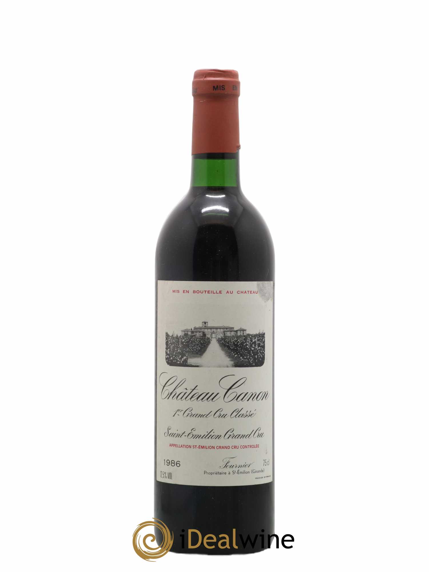 Château Canon 1er Grand Cru Classé B 1986 - Lot de 1 bouteille - 0