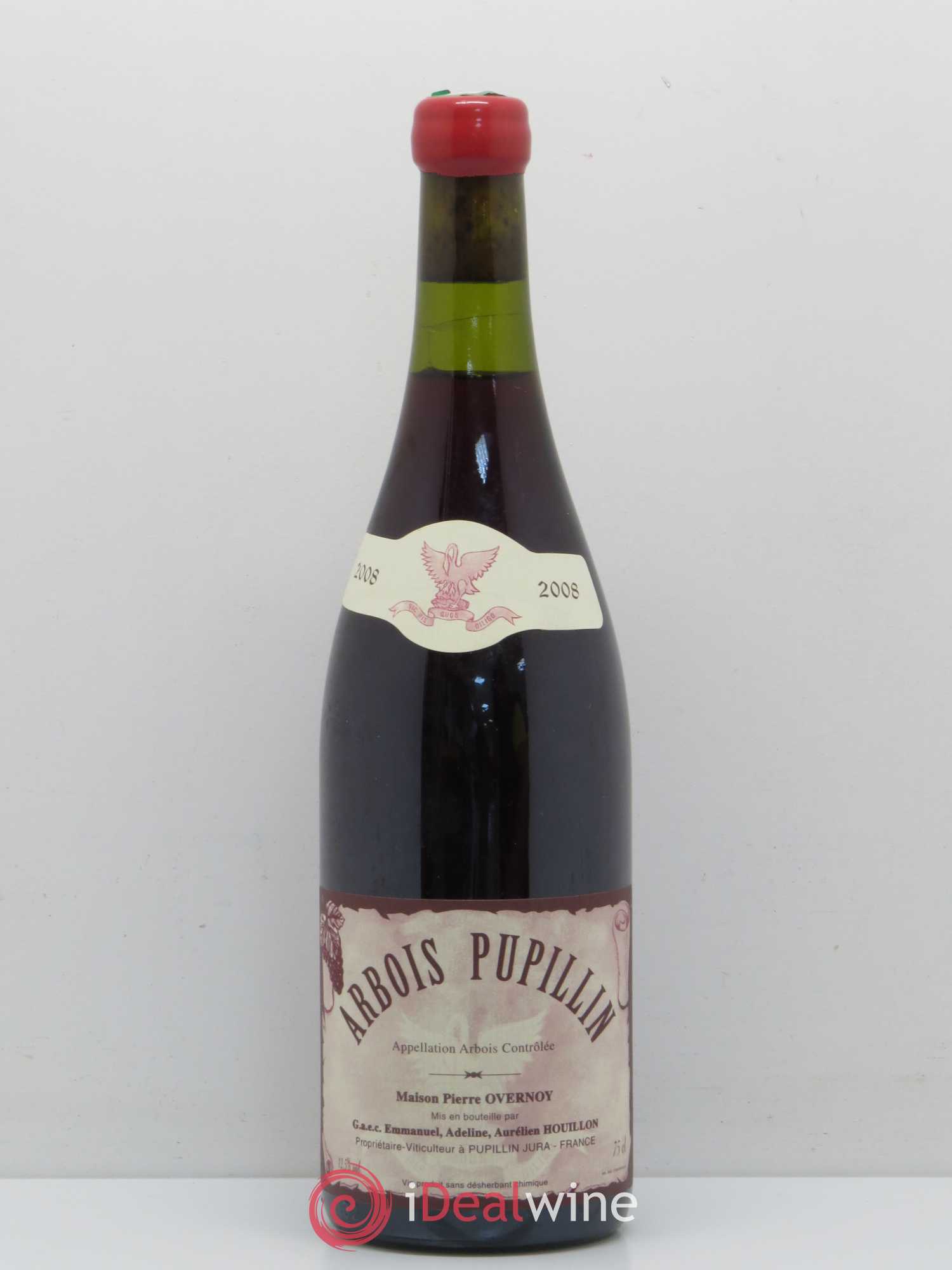 Arbois-Pupillin Poulsard (cire rouge) Overnoy-Houillon (Domaine) 2008 - Lot de 1 bouteille - 0