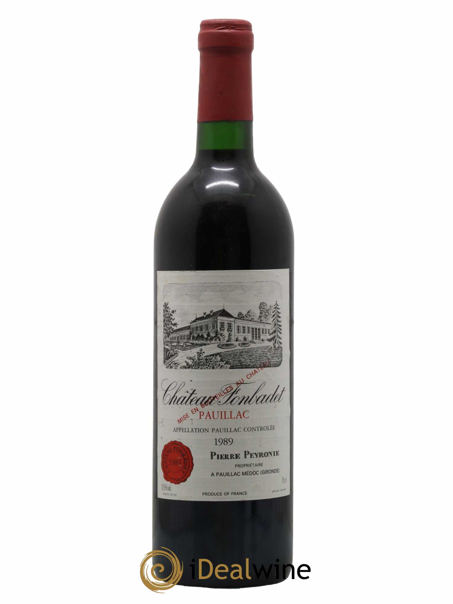 Château Fonbadet 1989 - Lot de 1 bouteille - 0
