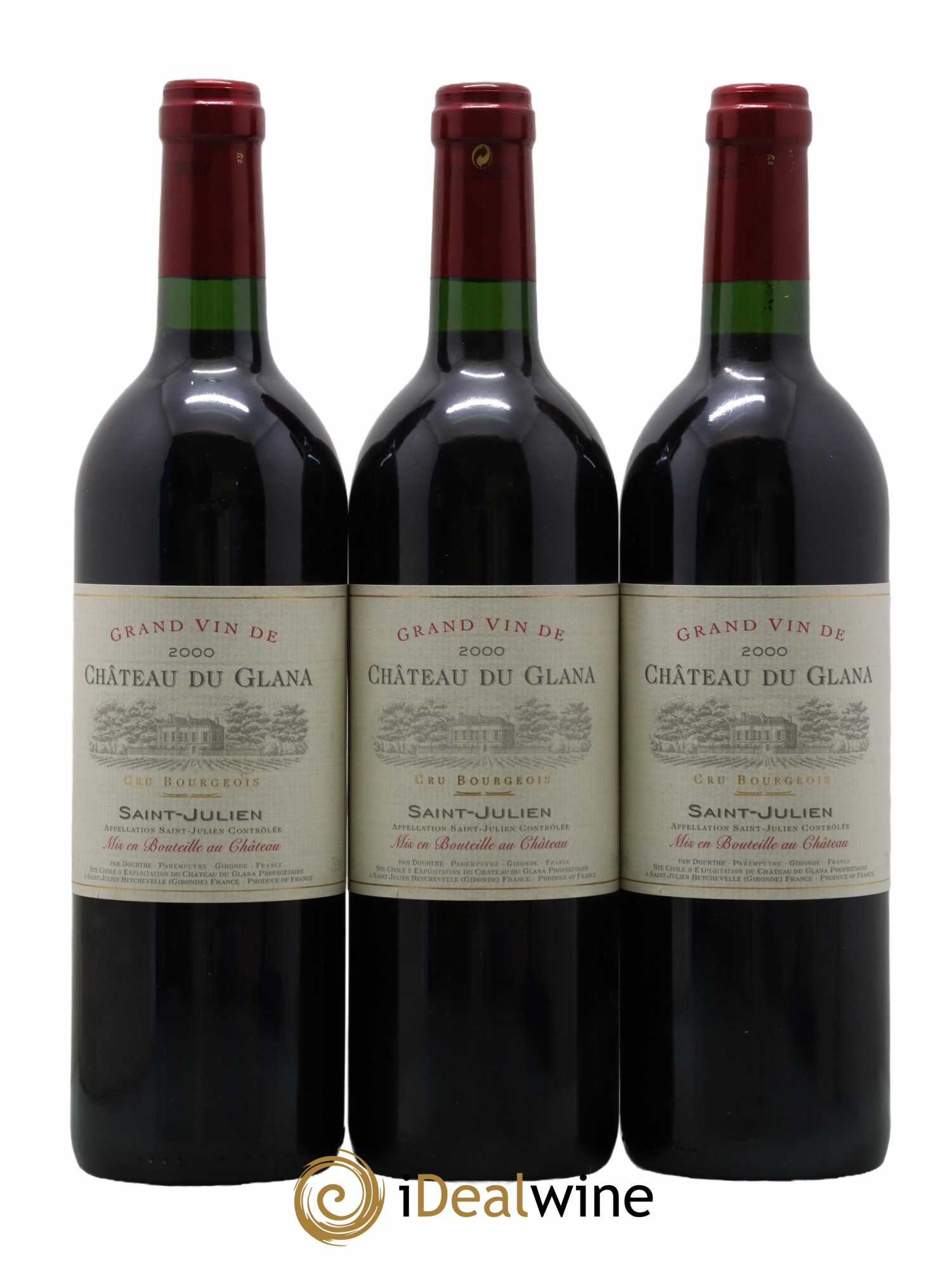 Château du Glana 2000 - Lot de 3 bouteilles - 0
