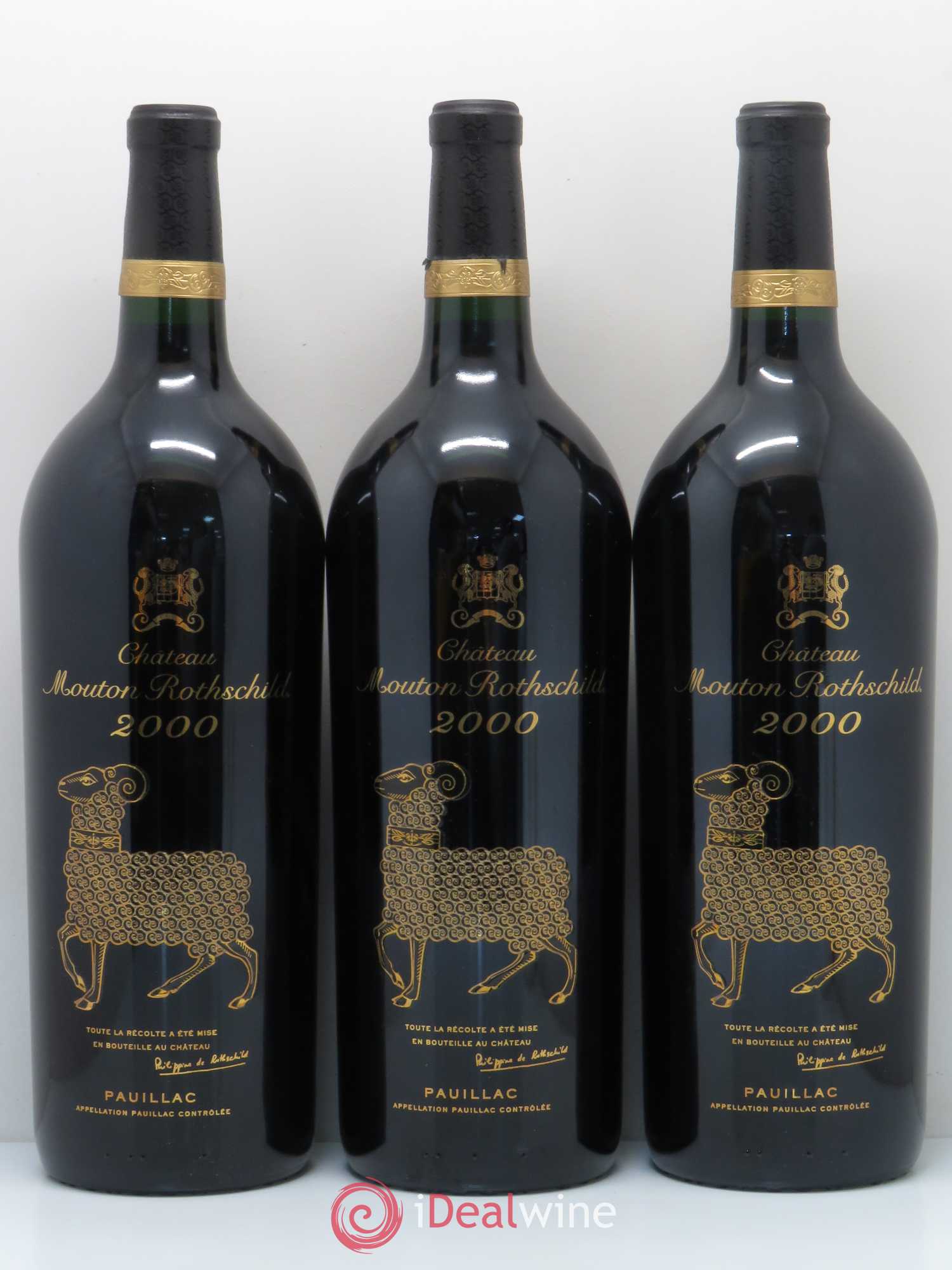 Château Mouton Rothschild 1er Grand Cru Classé 2000 - Lot de 6 magnums - 3