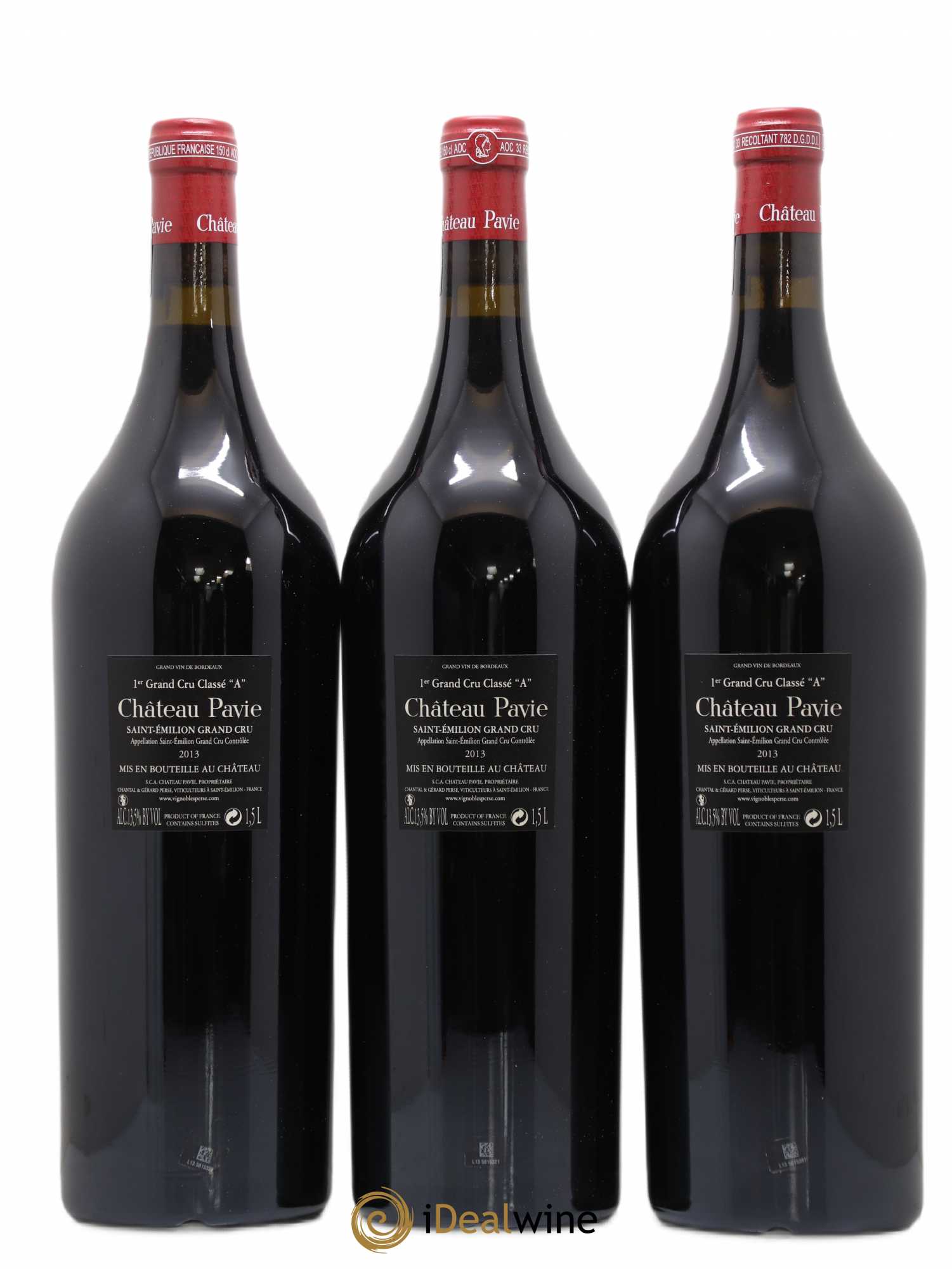Château Pavie 1er Grand Cru Classé A 2013 - Lot de 3 magnums - 1
