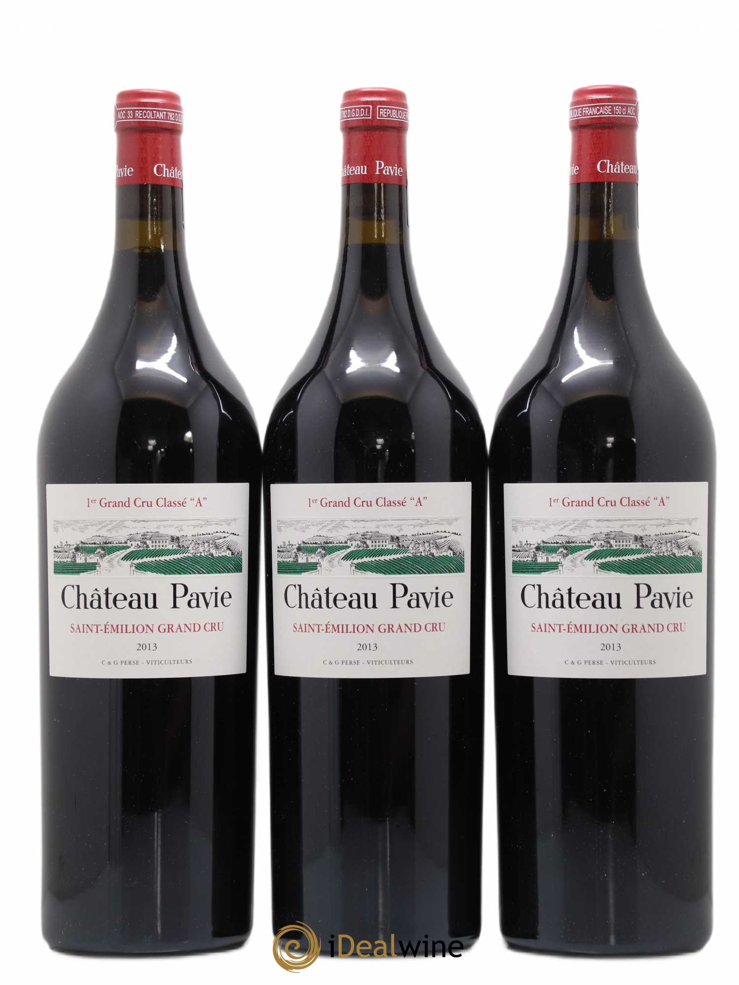 Château Pavie 1er Grand Cru Classé A 2013 - Lot de 3 magnums - 0