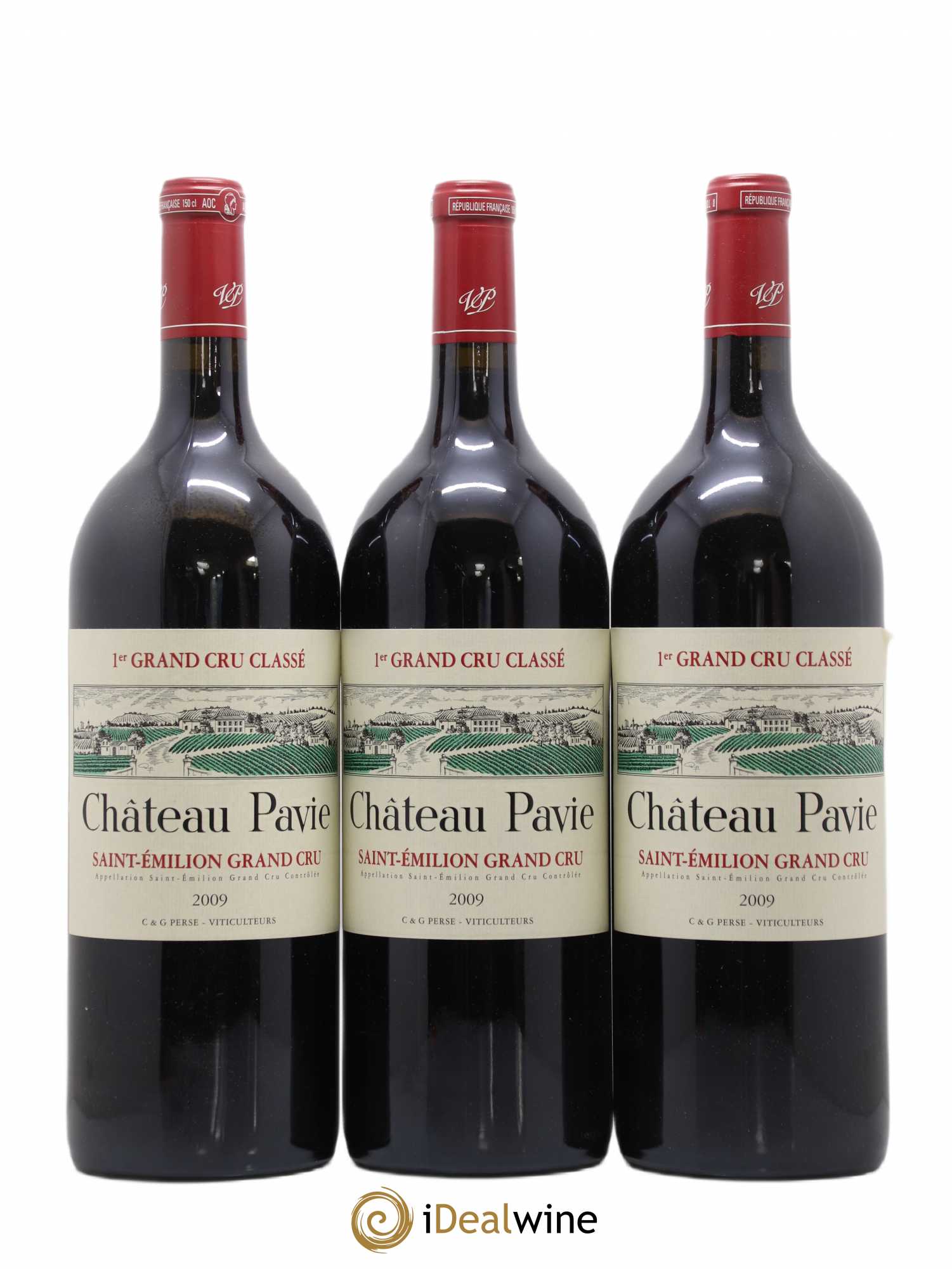 Château Pavie 1er Grand Cru Classé A 2009 - Lot de 3 magnums - 0