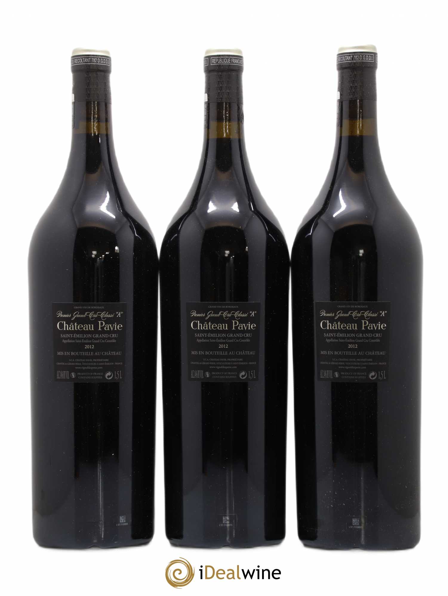 Château Pavie 1er Grand Cru Classé A 2012 - Lot de 3 magnums - 1