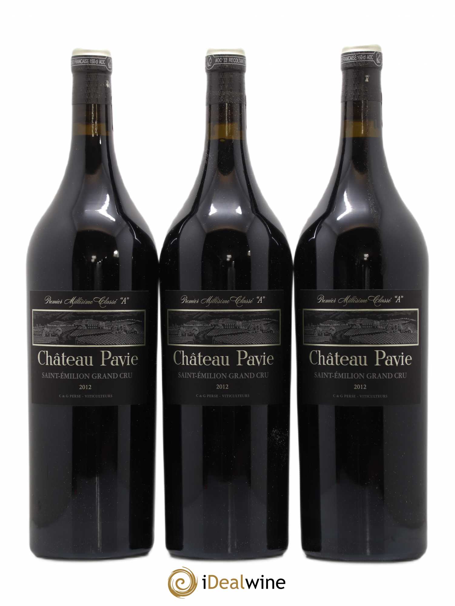 Château Pavie 1er Grand Cru Classé A 2012 - Lot de 3 magnums - 0