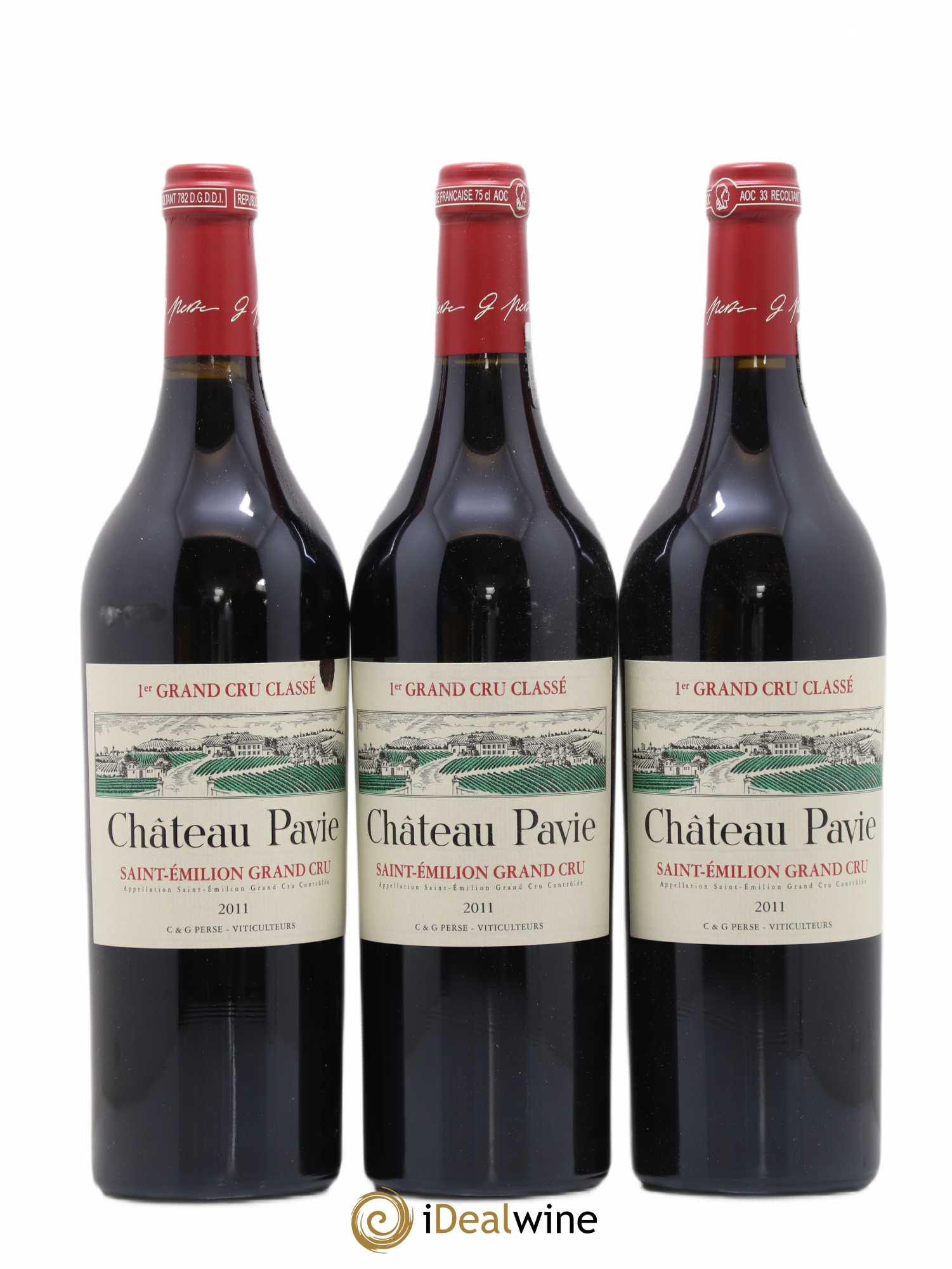 Château Pavie 1er Grand Cru Classé A 2011 - Lot de 6 bouteilles - 1