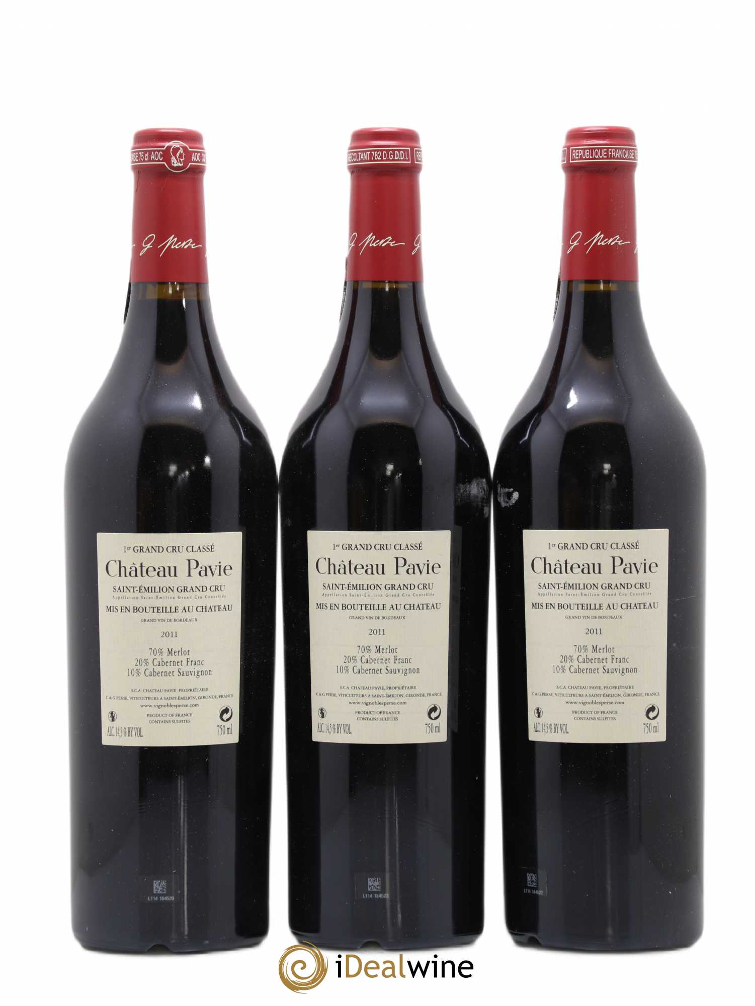Château Pavie 1er Grand Cru Classé A 2011 - Lot de 6 bouteilles - 2