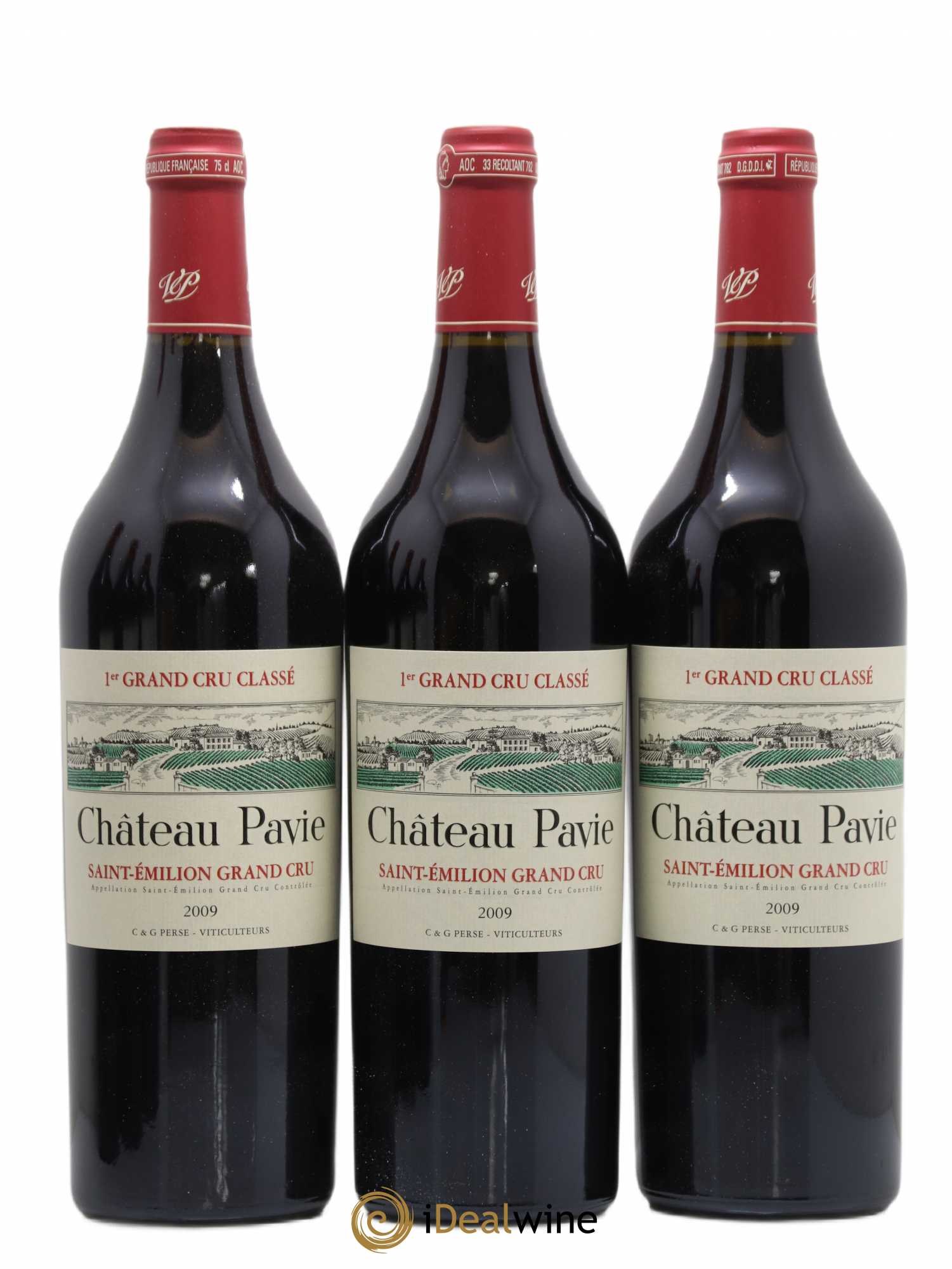 Château Pavie 1er Grand Cru Classé A 2009 - Lot de 6 bouteilles - 1