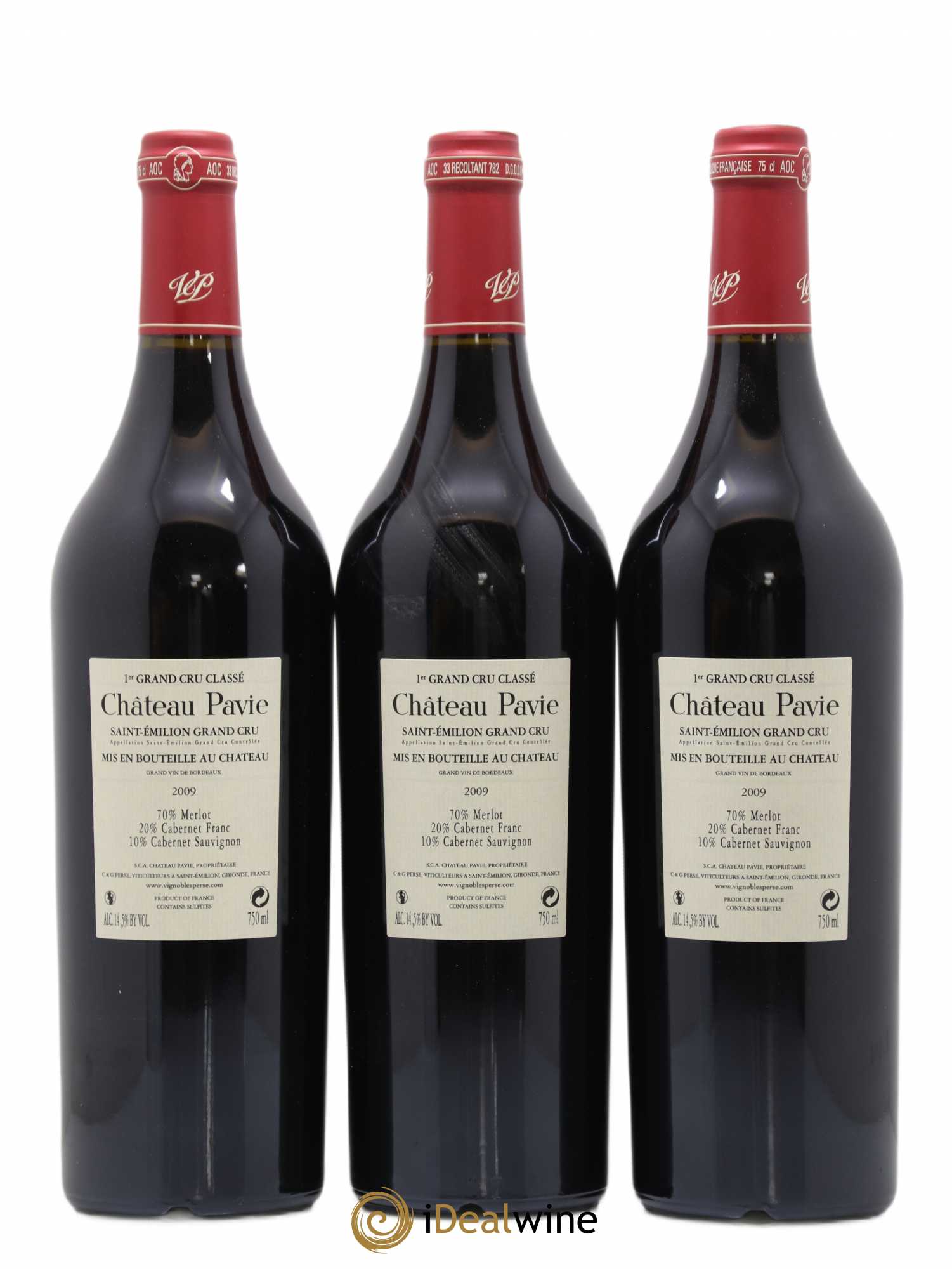 Château Pavie 1er Grand Cru Classé A 2009 - Lot de 6 bouteilles - 4
