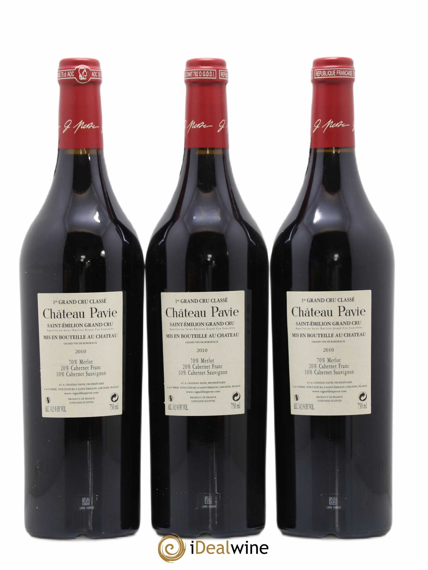 Château Pavie 1er Grand Cru Classé A 2010 - Lot de 6 bouteilles - 4
