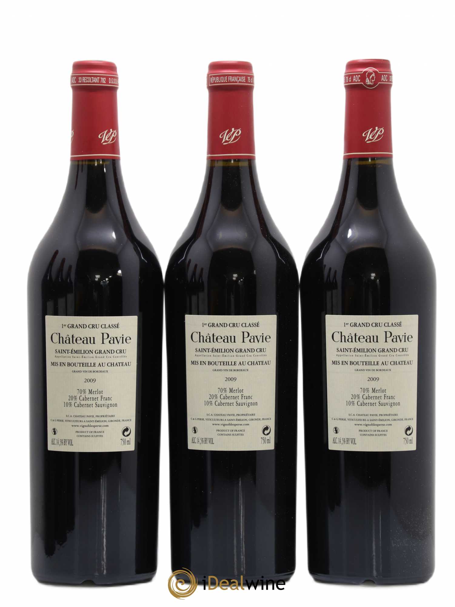 Château Pavie 1er Grand Cru Classé A 2009 - Lot de 6 bouteilles - 2