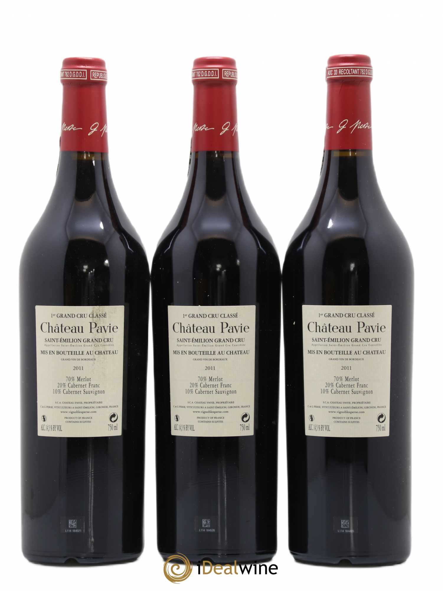 Château Pavie 1er Grand Cru Classé A 2011 - Lot de 6 bouteilles - 2