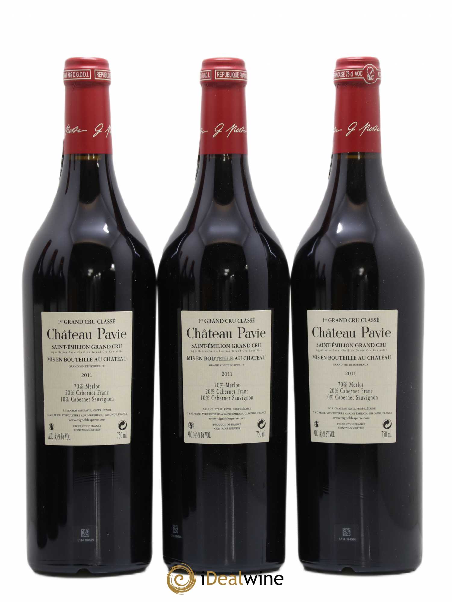 Château Pavie 1er Grand Cru Classé A 2011 - Lot de 6 bouteilles - 4