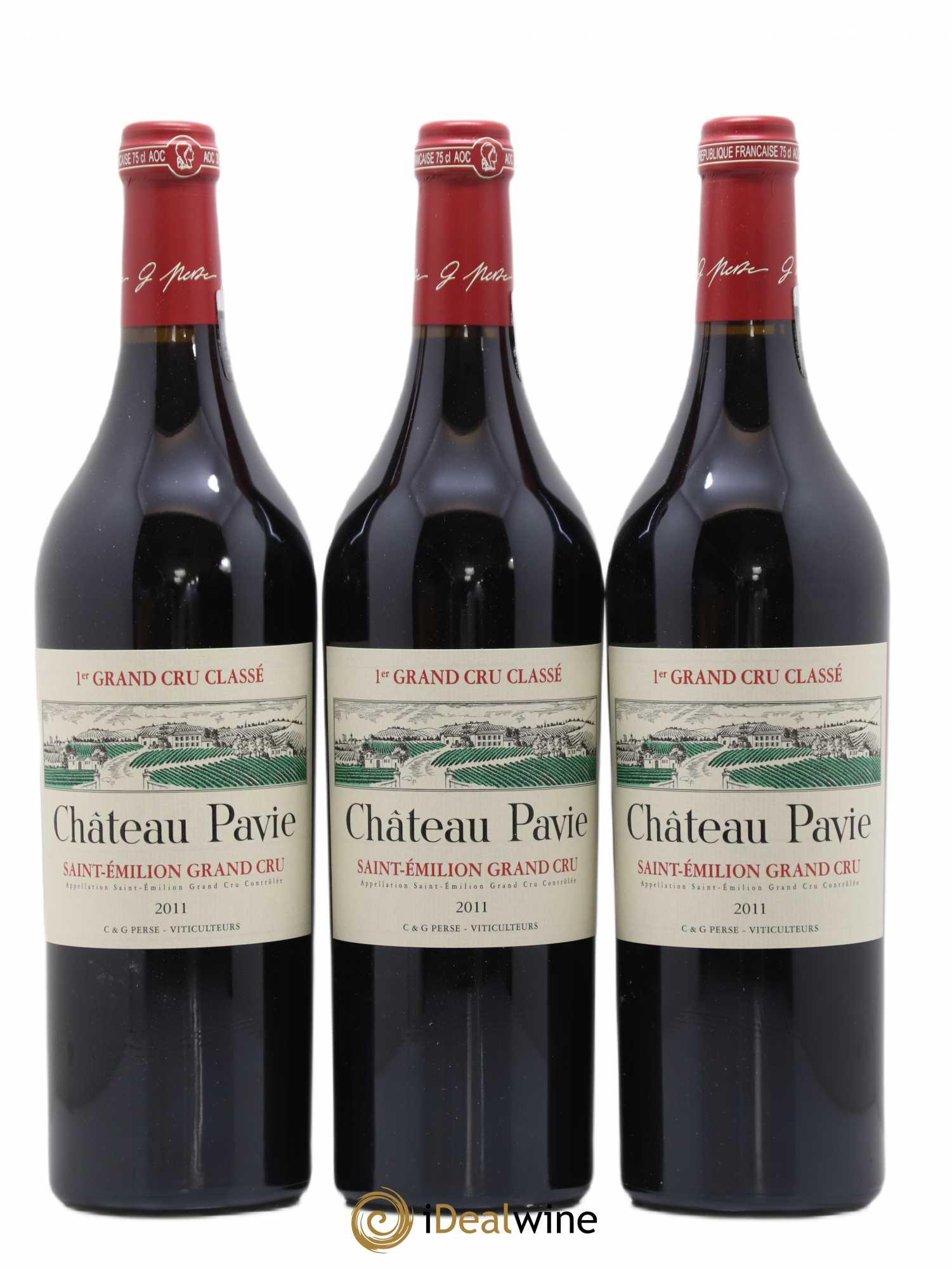 Château Pavie 1er Grand Cru Classé A 2011 - Lot de 6 bouteilles - 1
