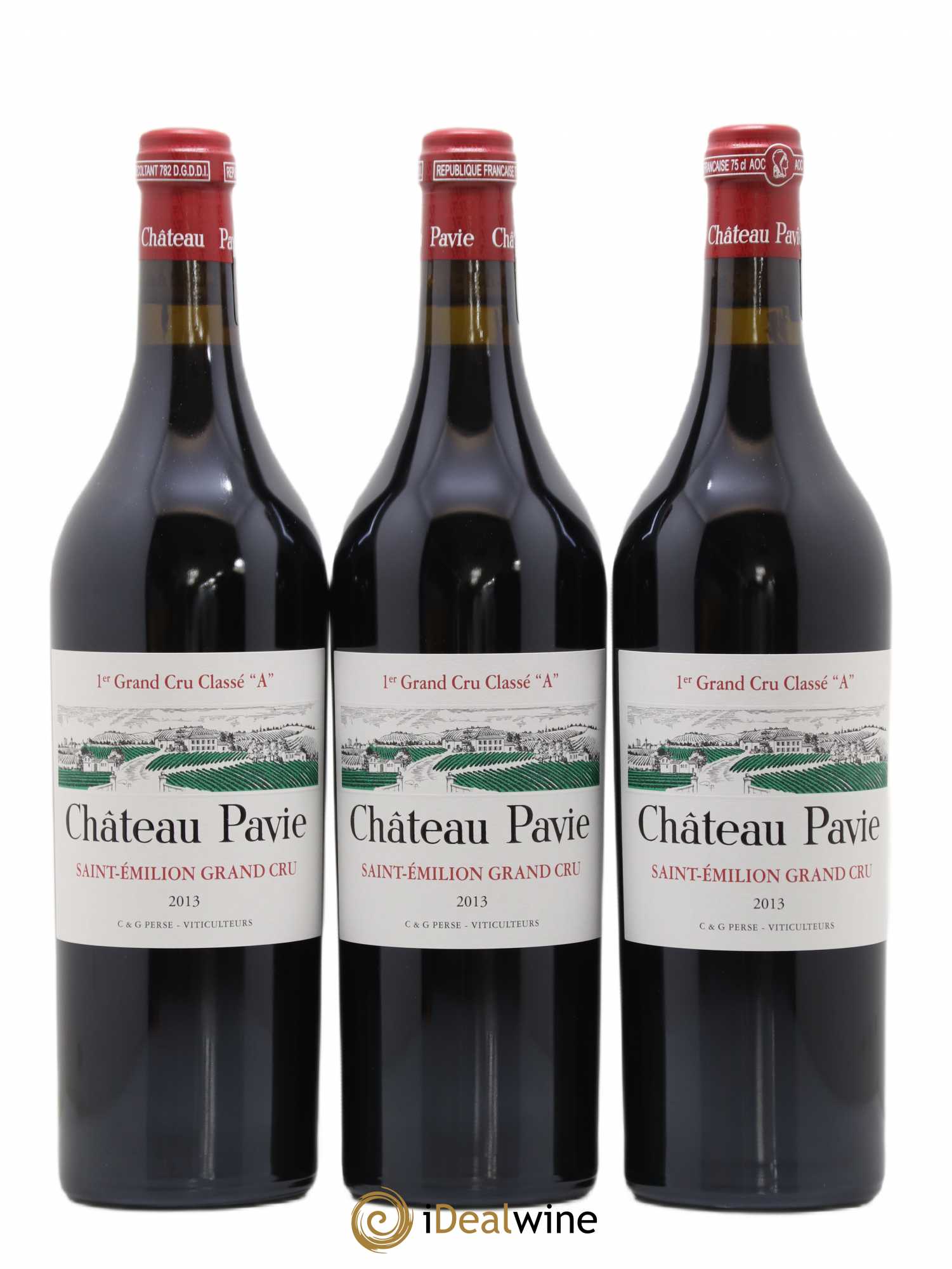 Château Pavie 1er Grand Cru Classé A 2013 - Lot de 12 bouteilles - 1