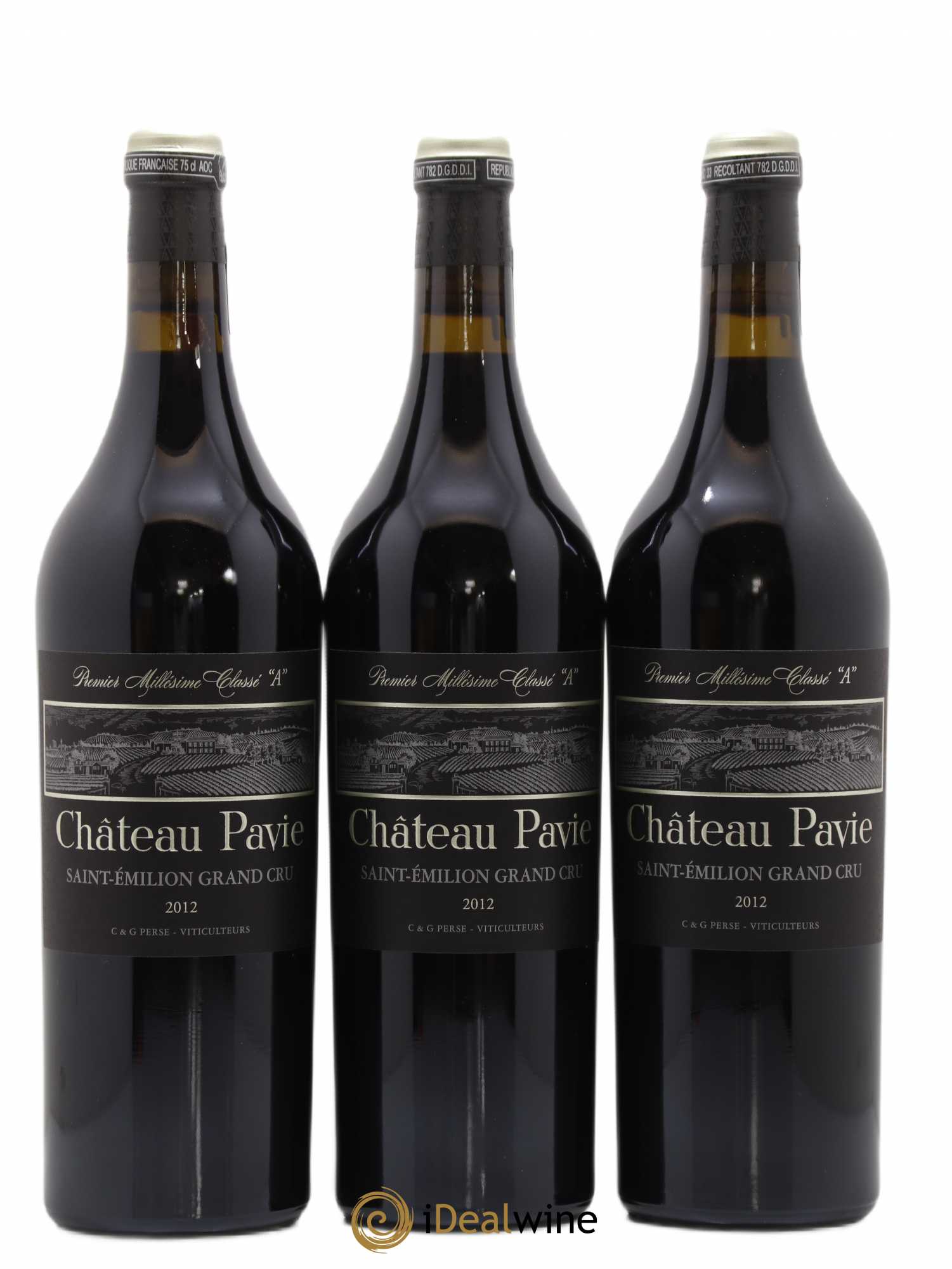 Château Pavie 1er Grand Cru Classé A 2012 - Lot de 12 bouteilles - 1