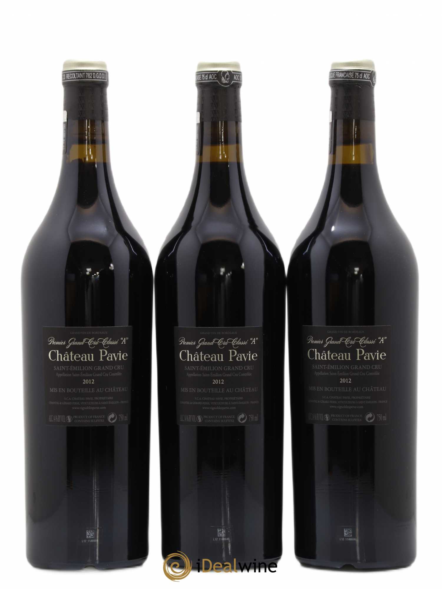 Château Pavie 1er Grand Cru Classé A 2012 - Lot de 12 bouteilles - 8