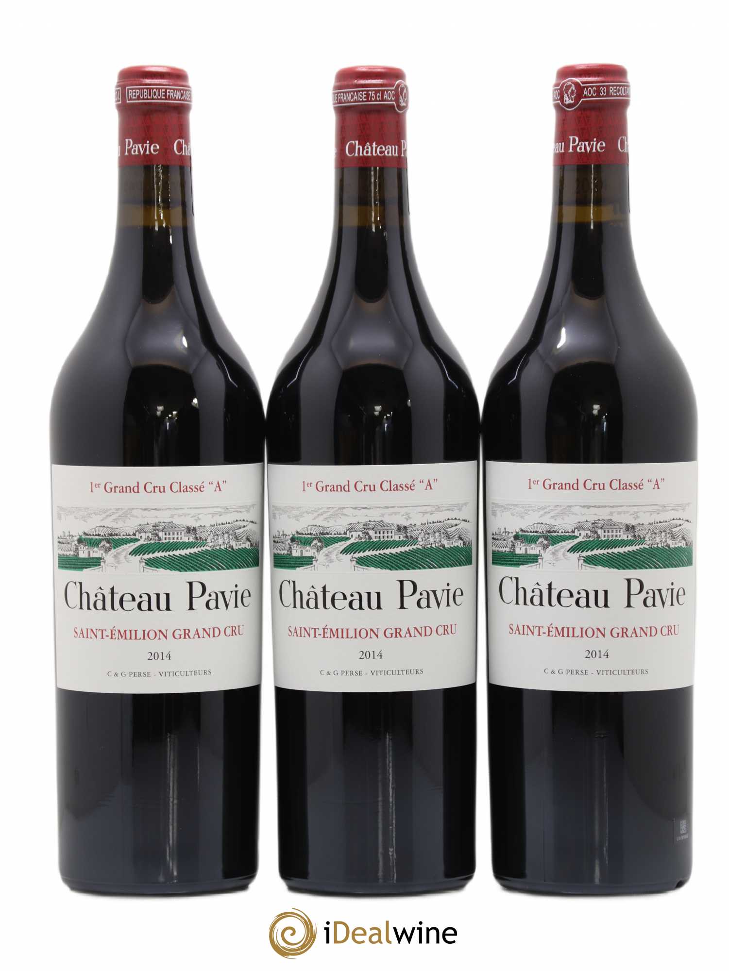 Château Pavie 1er Grand Cru Classé A 2014 - Lot de 6 bouteilles - 1