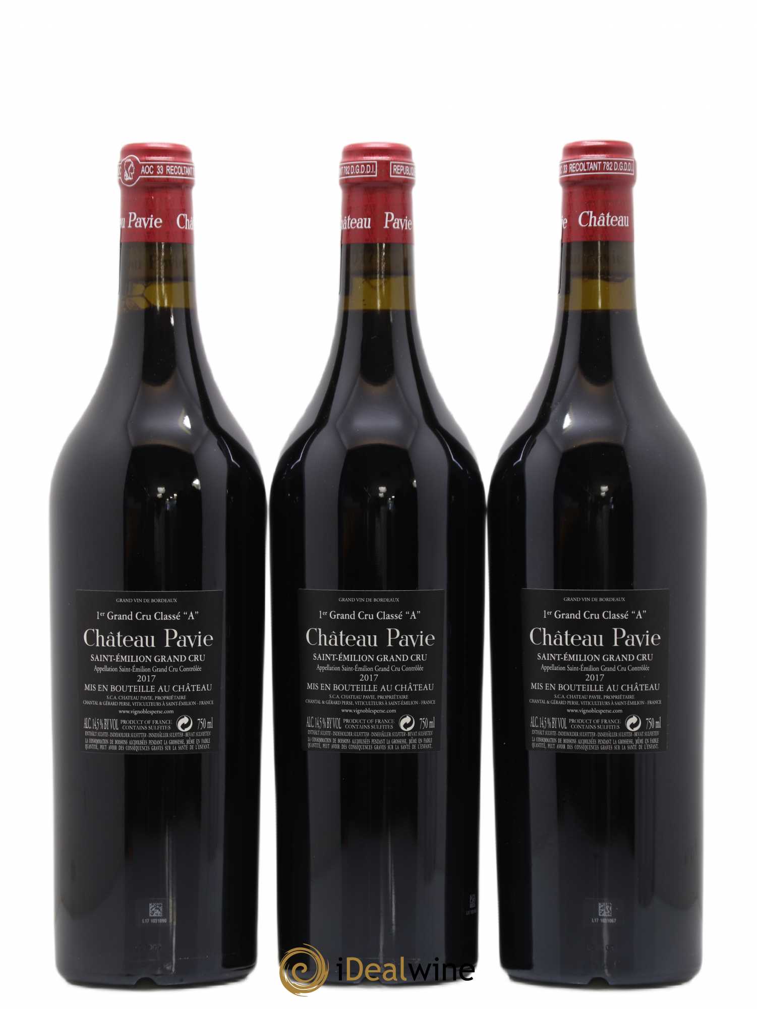 Château Pavie 1er Grand Cru Classé A 2017 - Lot de 6 bouteilles - 2