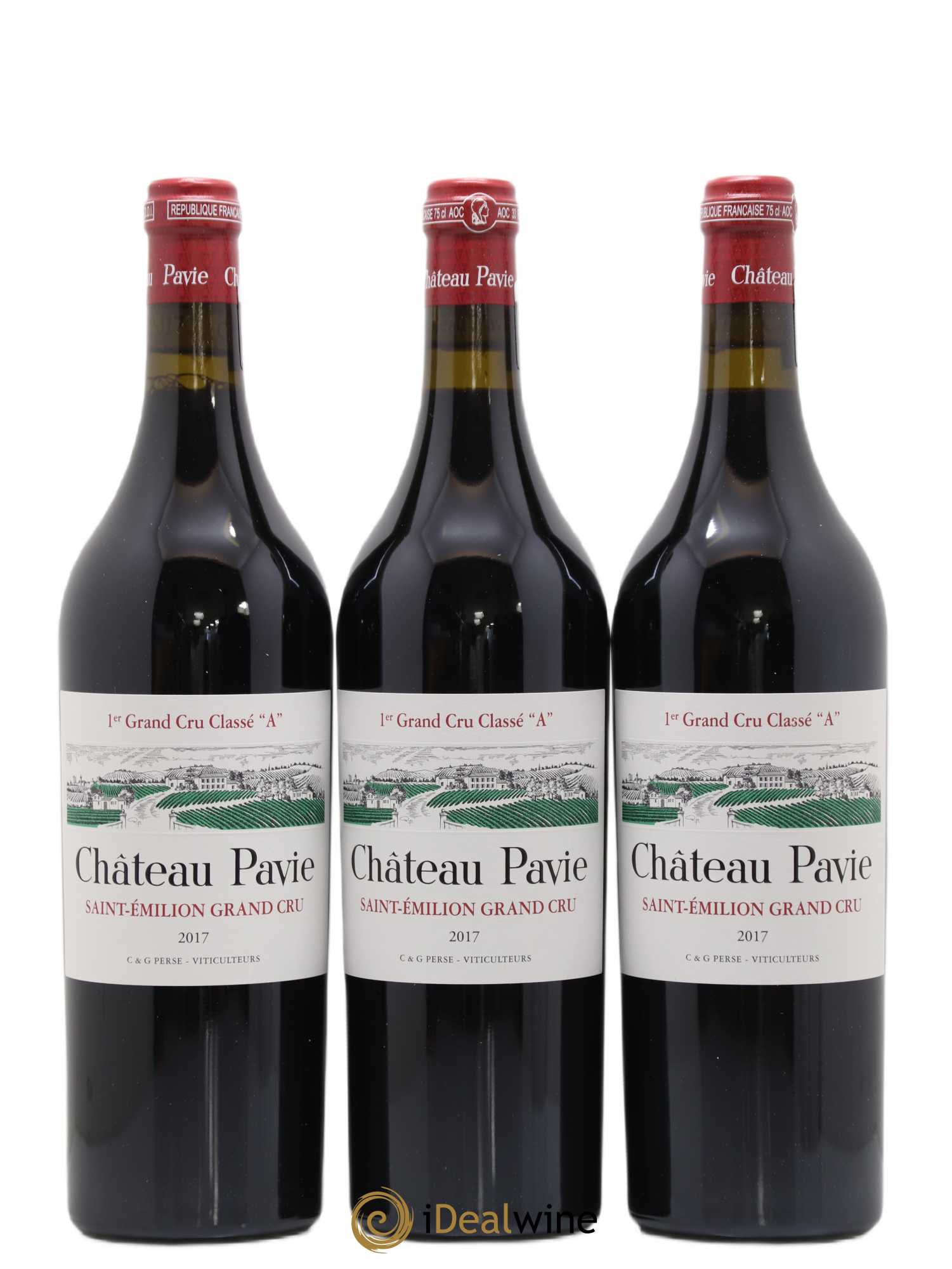 Château Pavie 1er Grand Cru Classé A 2017 - Lot de 6 bouteilles - 1