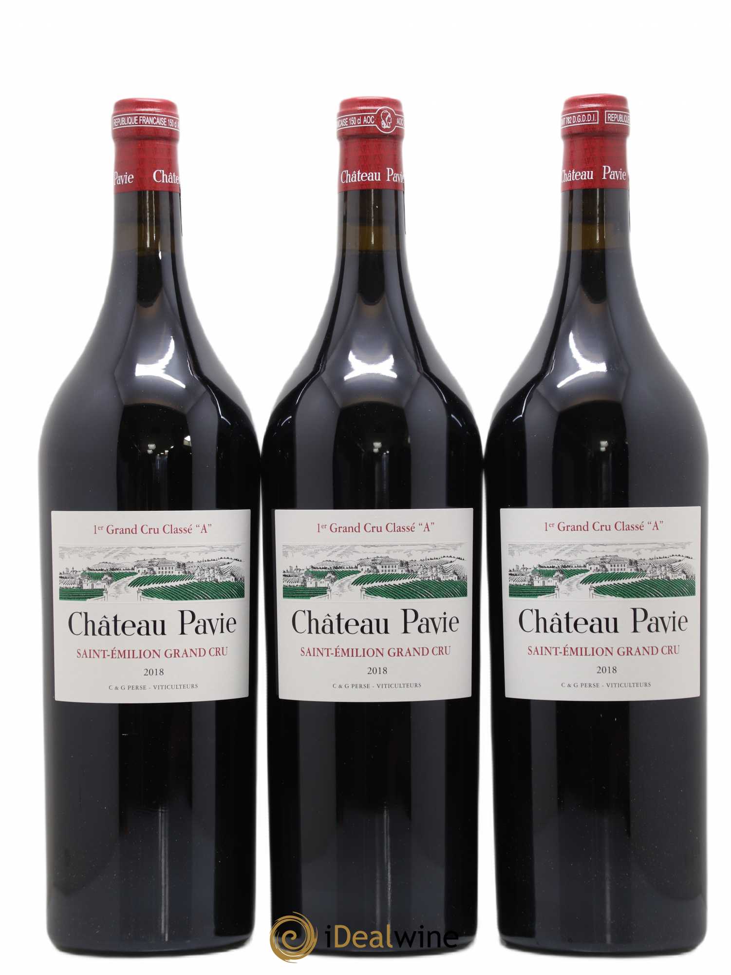 Château Pavie 1er Grand Cru Classé A 2018 - Lot de 3 magnums - 0