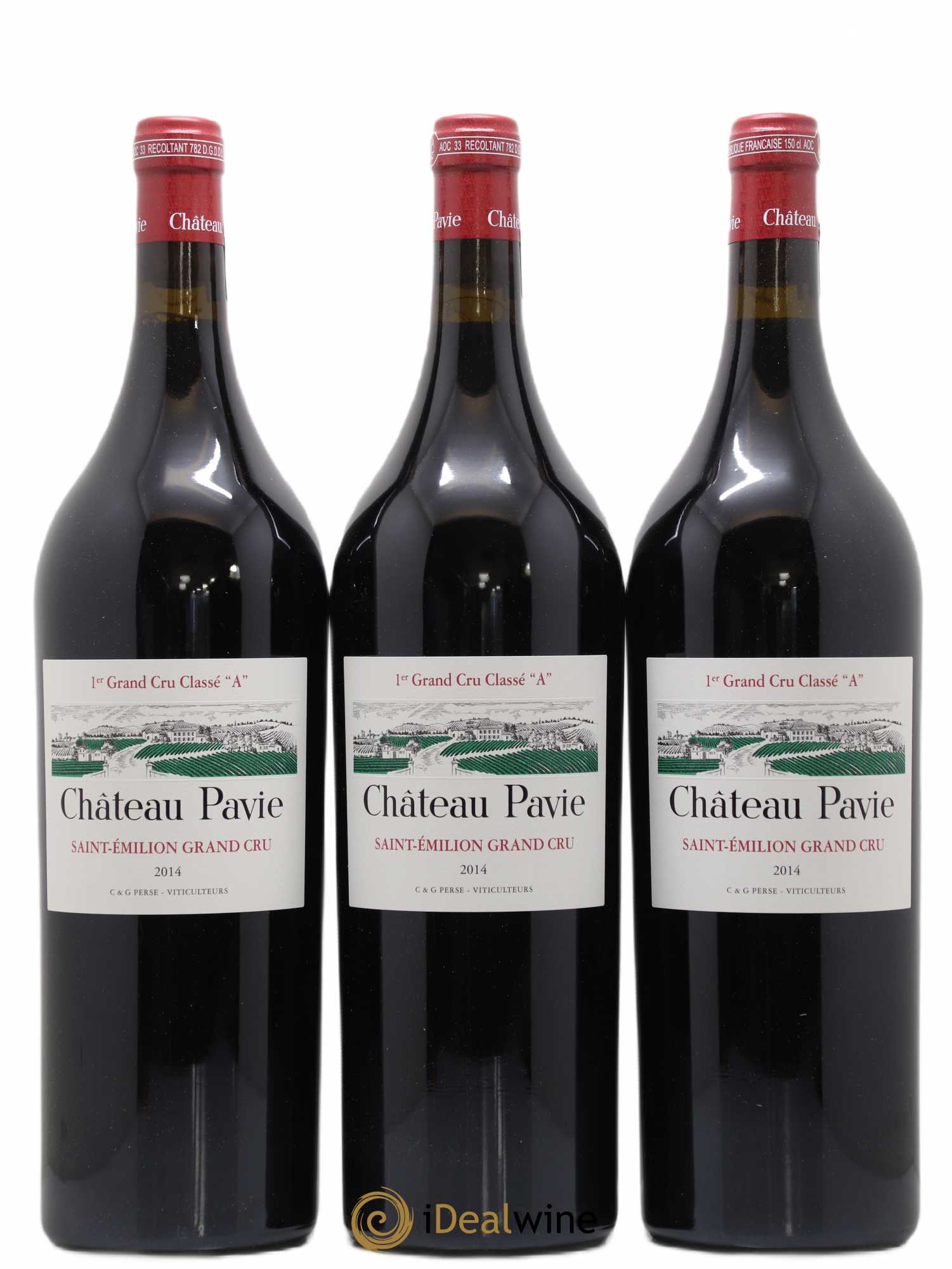 Château Pavie 1er Grand Cru Classé A 2014 - Lot de 3 magnums - 0