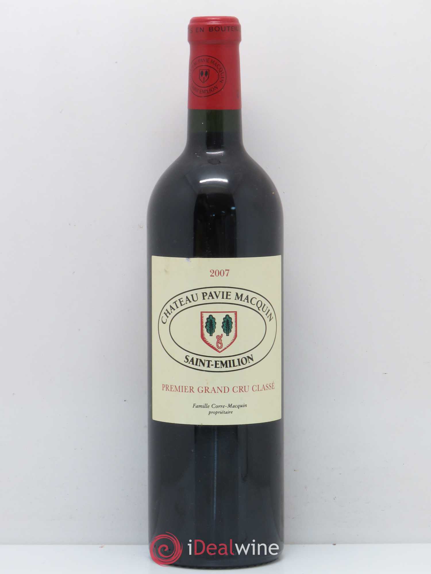 Château Pavie Macquin 1er Grand Cru Classé B 2007 - Lot de 1 bouteille - 0