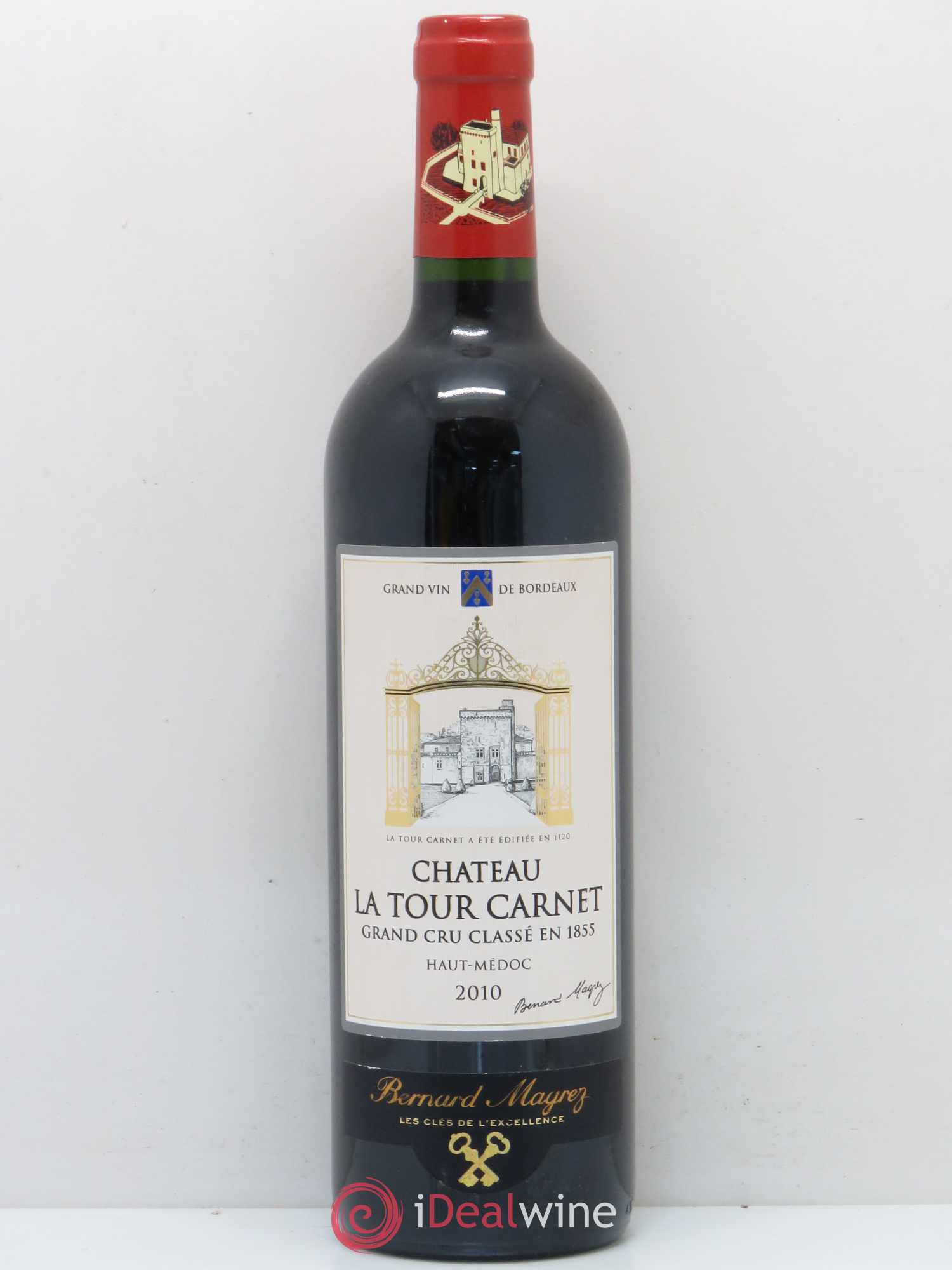 Château la Tour Carnet 4ème Grand Cru Classé 2010 - Lot de 1 bouteille - 0