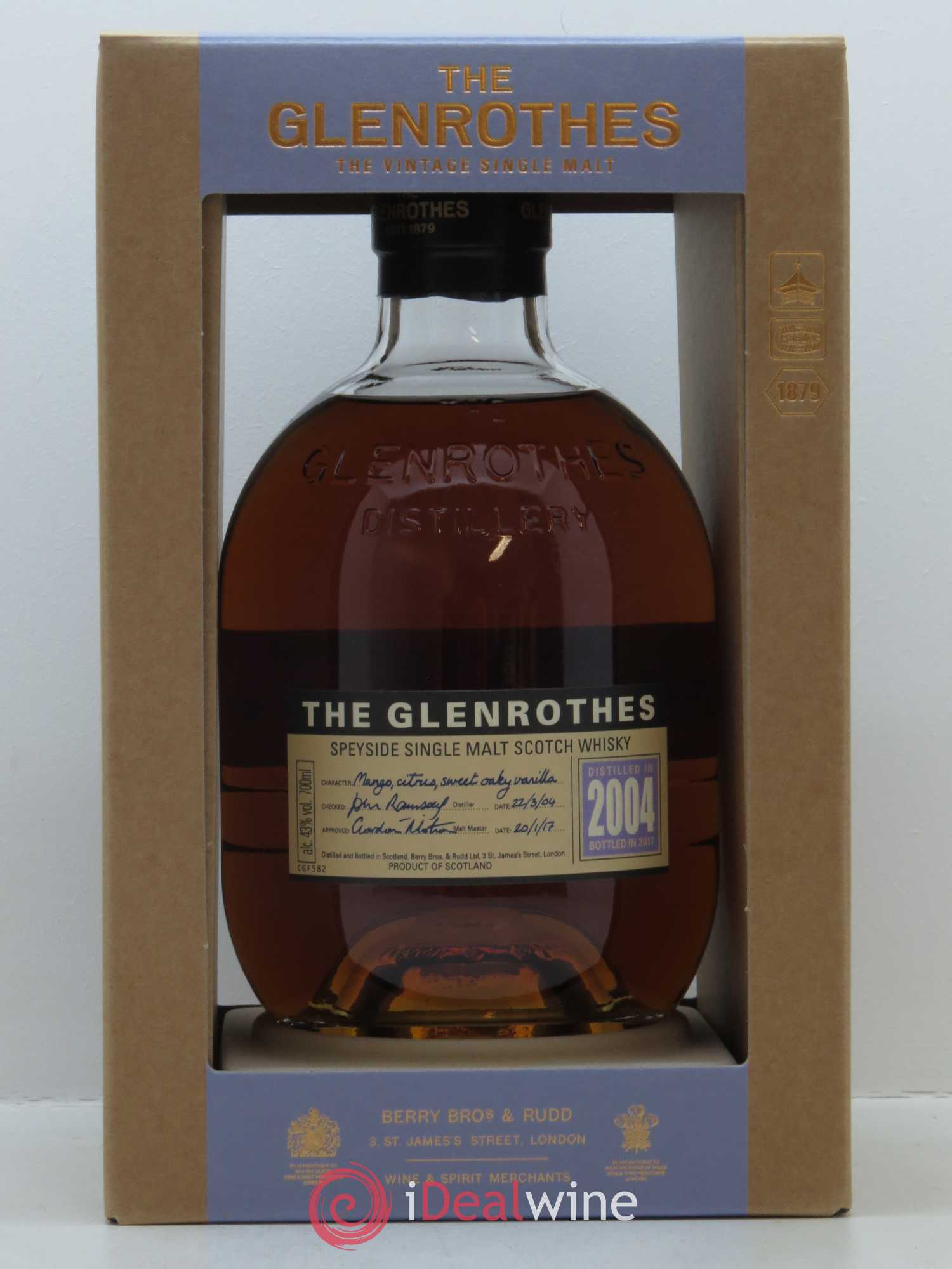 Whisky Edrington (70cl) 2004 - Lot de 1 bouteille - 2