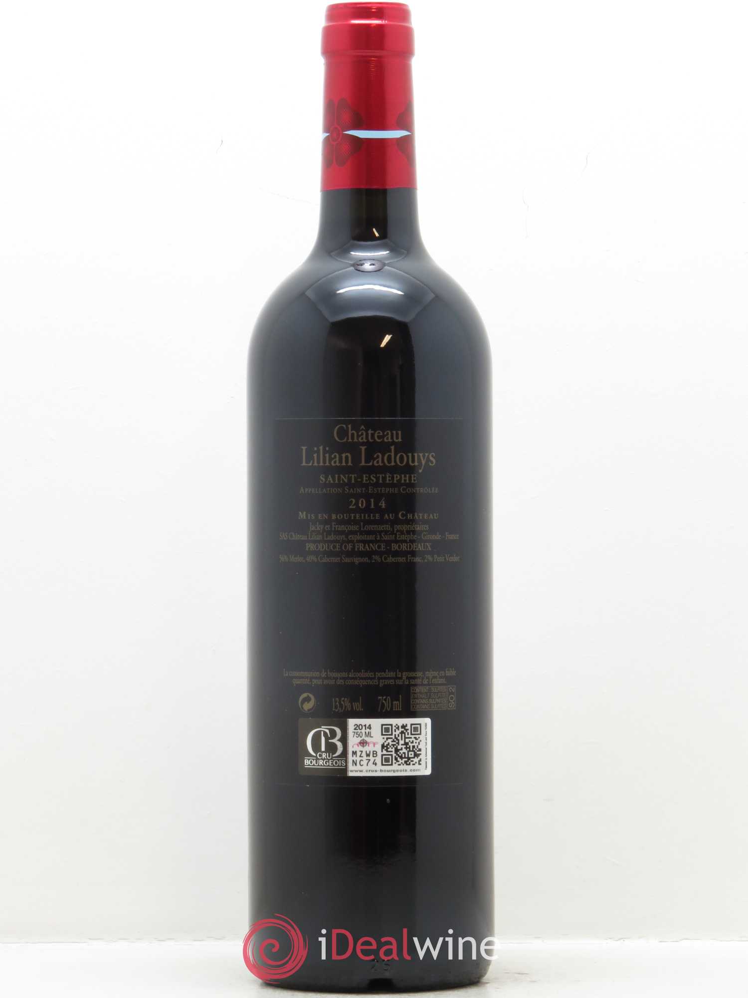 Château Lilian Ladouys Cru Bourgeois 2014 - Lot de 1 bouteille - 1
