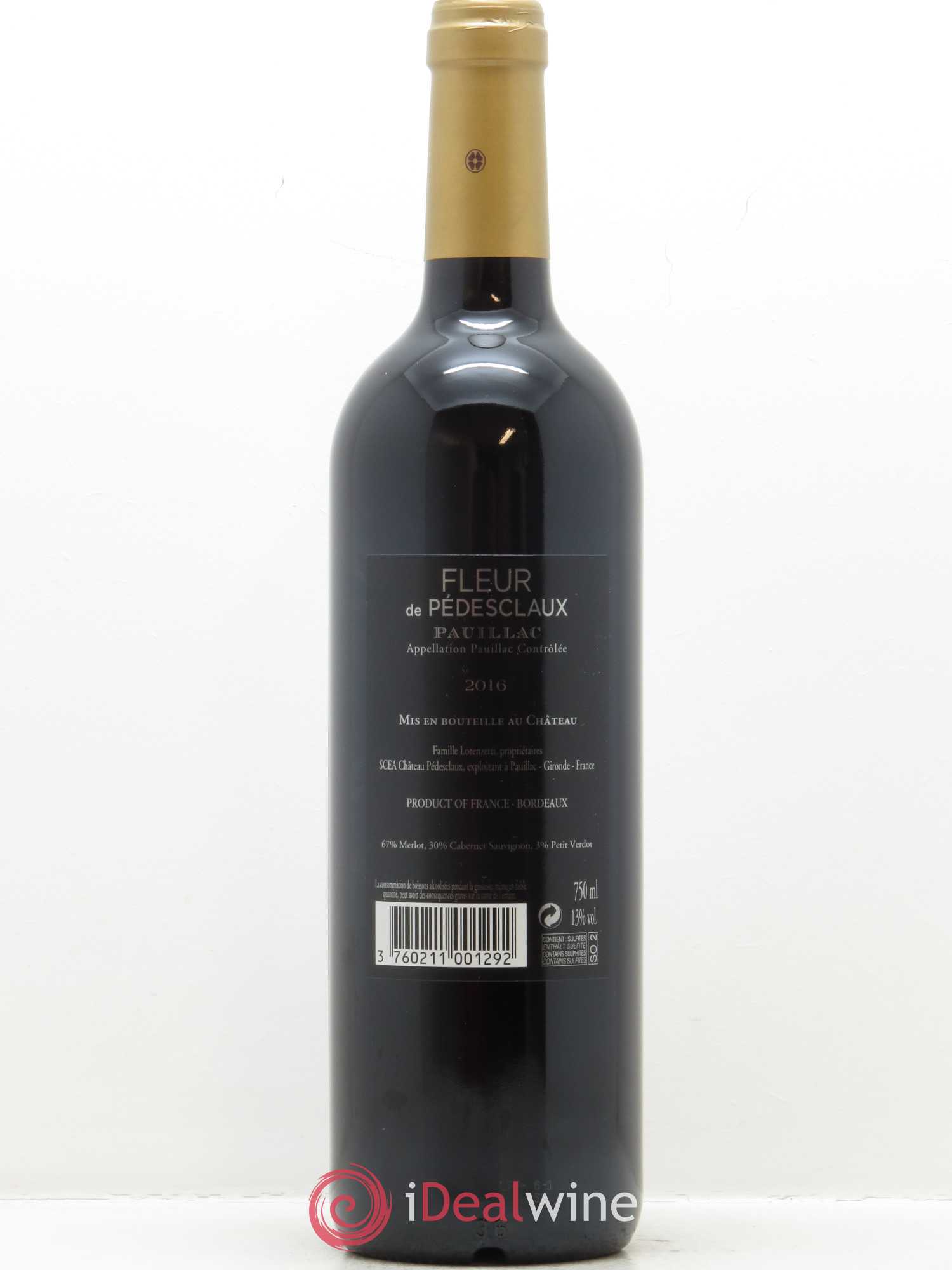 Fleur de Pedesclaux 2016 - Lot de 1 bouteille - 1
