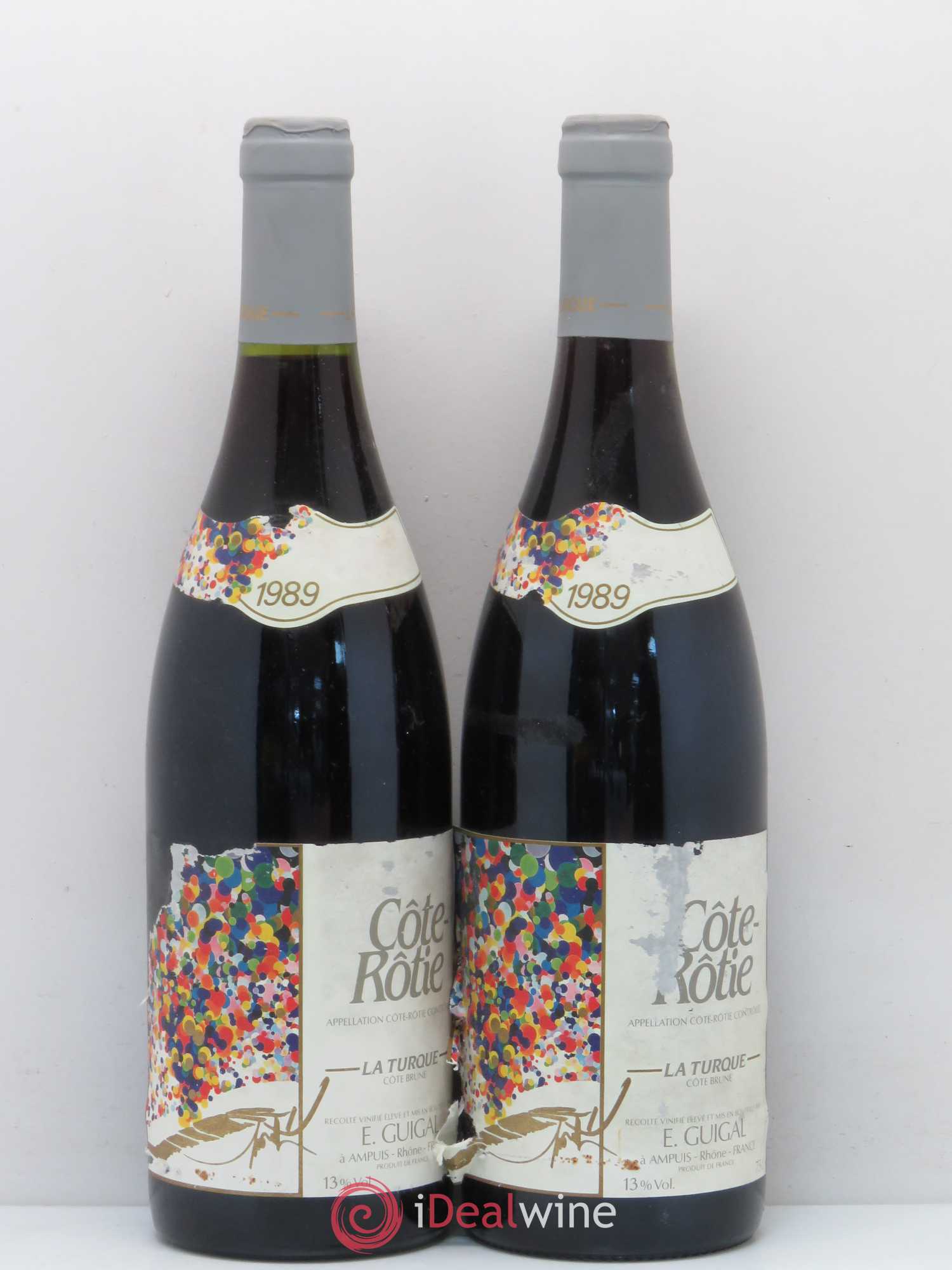 Côte-Rôtie La Turque Guigal 1989 - Lot de 2 bouteilles - 0
