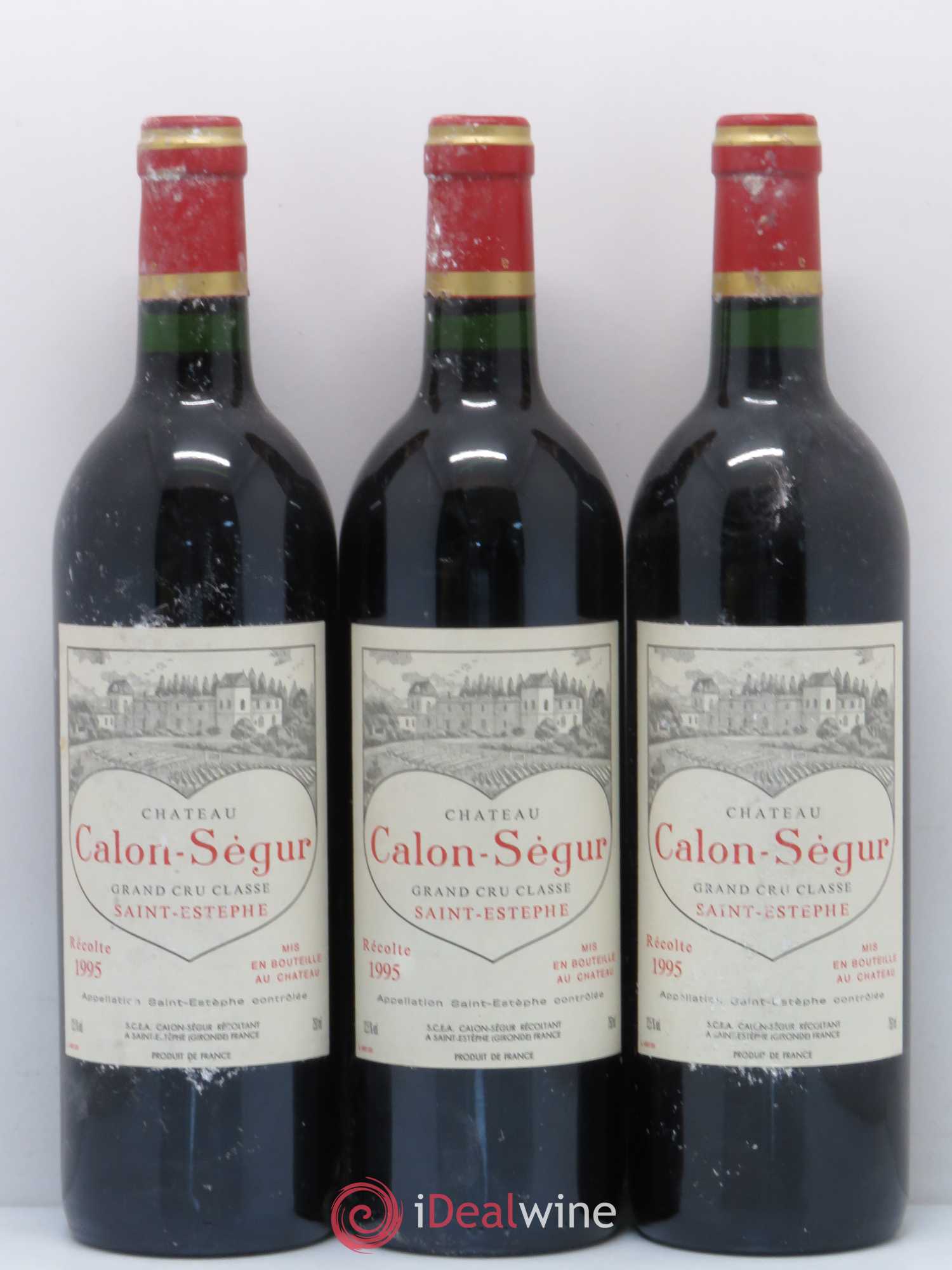 Château Calon Ségur 3ème Grand Cru Classé 1995 - Lot de 12 bouteilles - 2