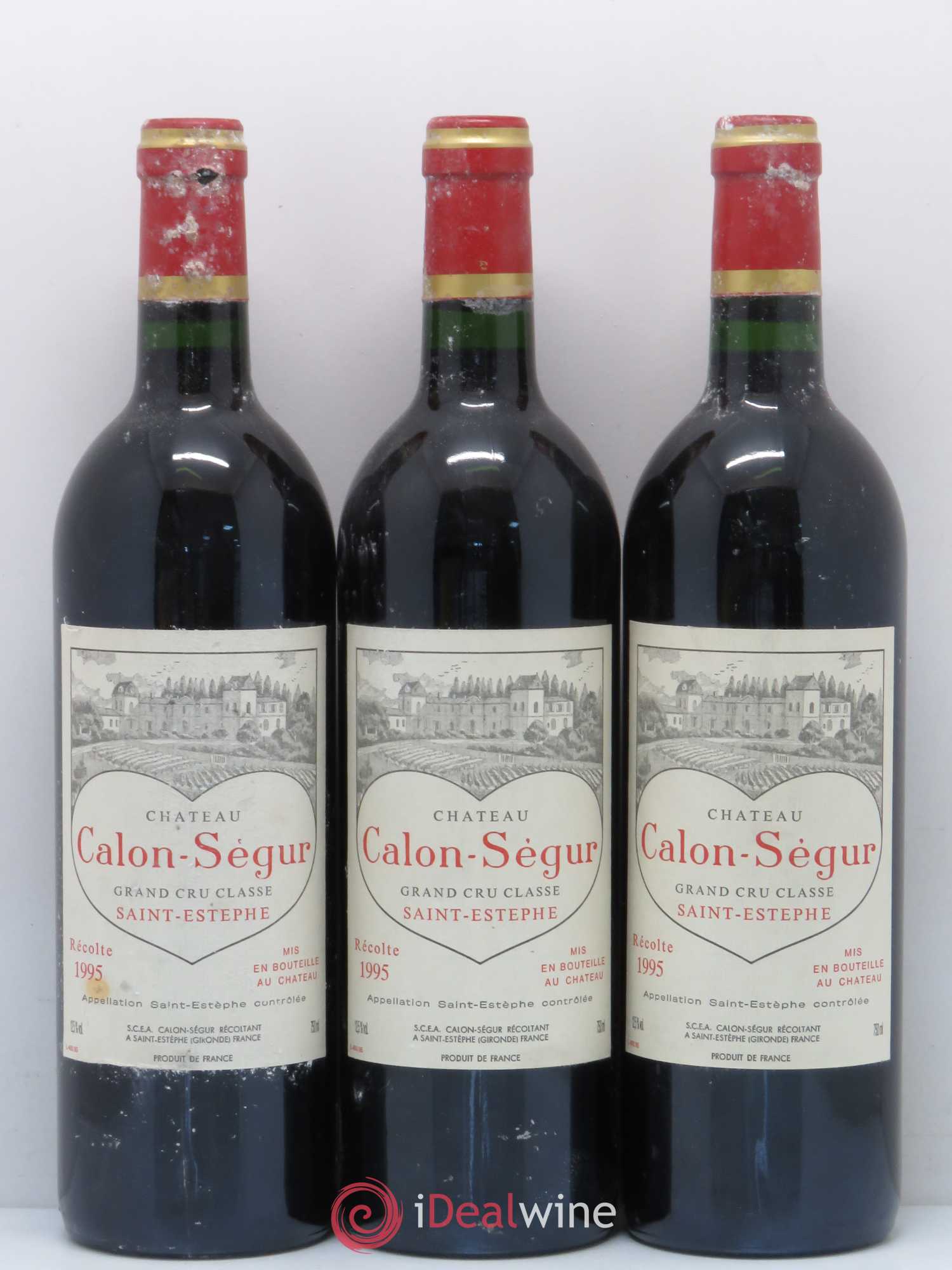 Château Calon Ségur 3ème Grand Cru Classé 1995 - Lot de 12 bouteilles - 4