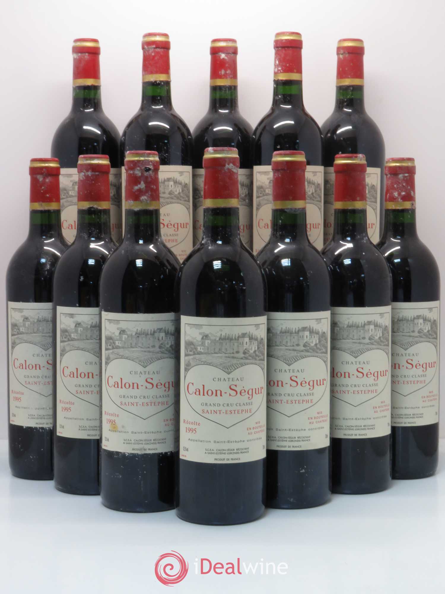 Château Calon Ségur 3ème Grand Cru Classé 1995 - Lot de 12 bouteilles - 0
