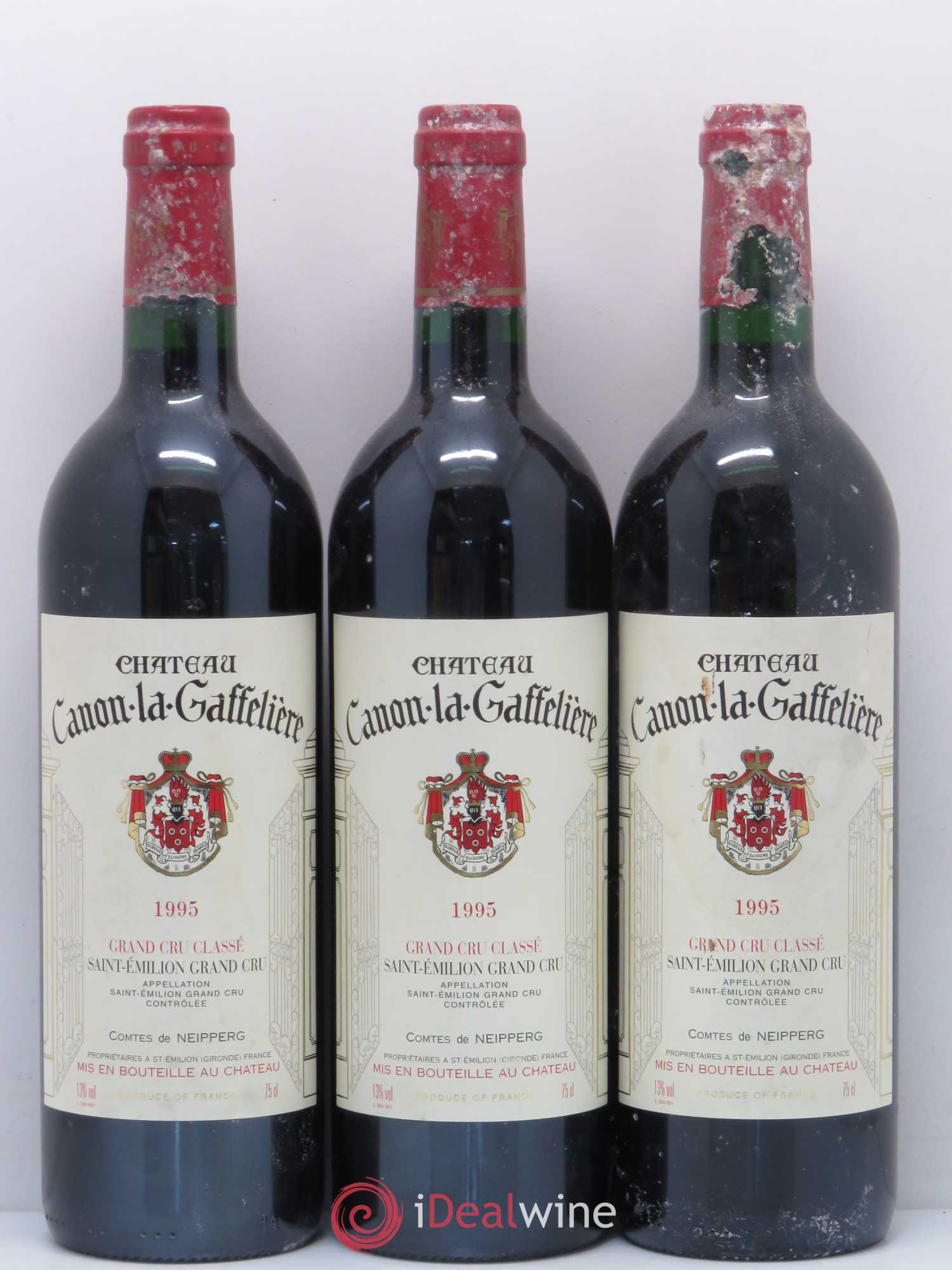 Château Canon la Gaffelière 1er Grand Cru Classé B 1995 - Lot de 12 bouteilles - 1