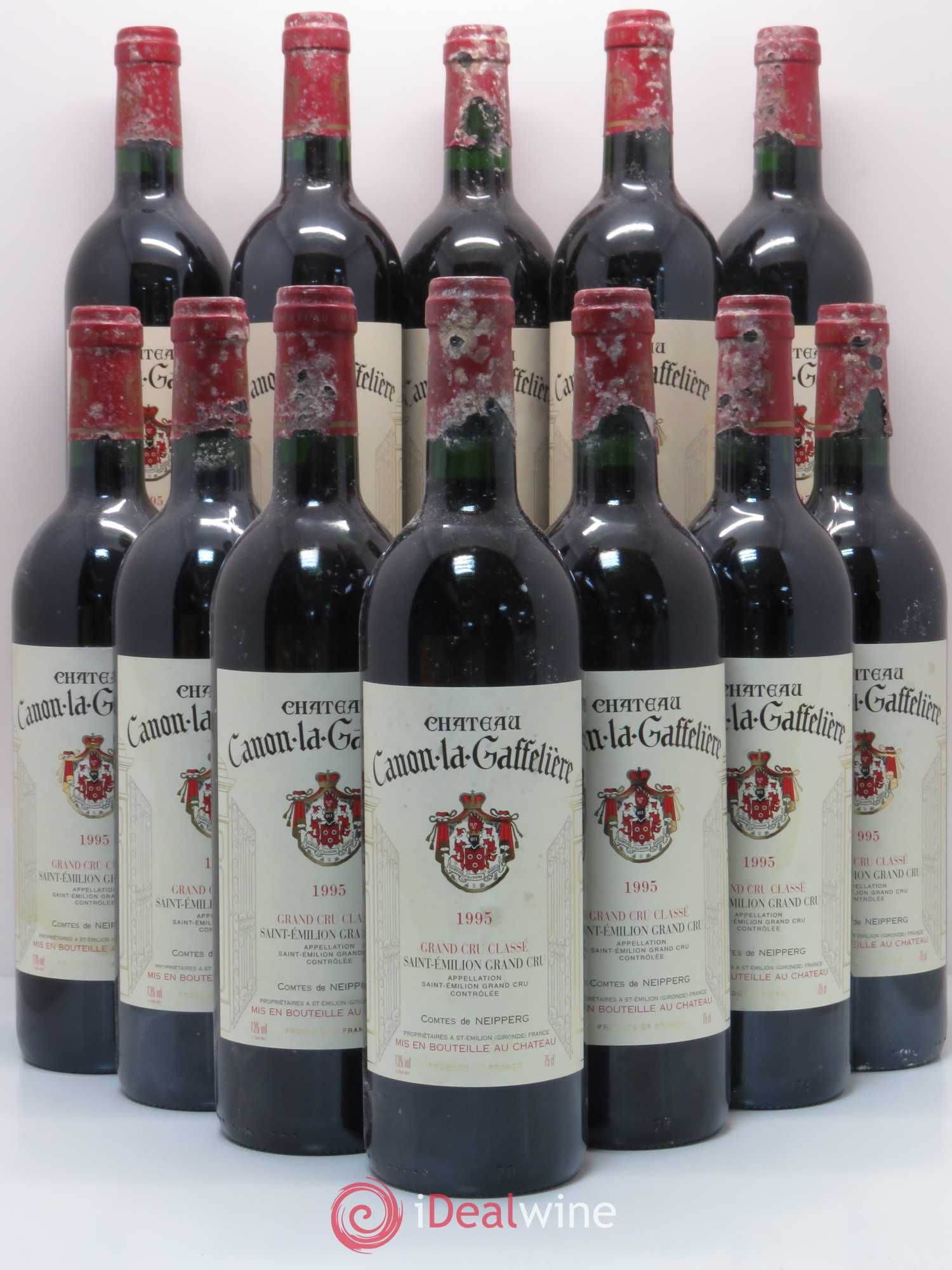 Château Canon la Gaffelière 1er Grand Cru Classé B 1995 - Lot de 12 bouteilles - 0