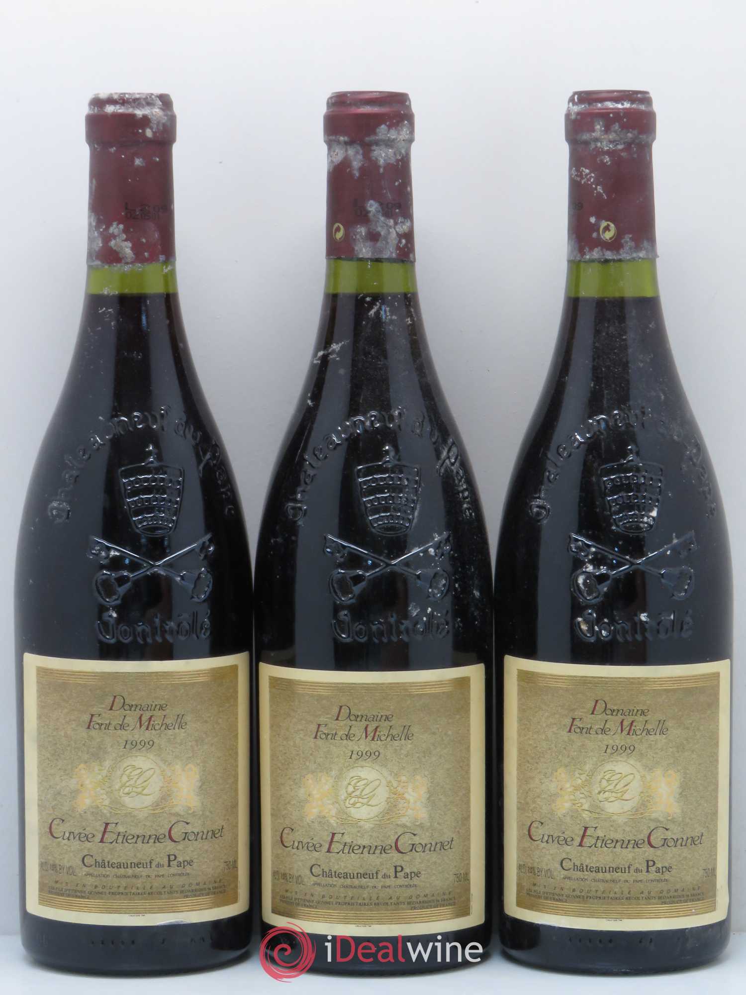 Châteauneuf-du-Pape Domaine Font de Michelle Cuvée Etienne Gonnet Famille Gonnet 1999 - Lot de 6 bouteilles - 1