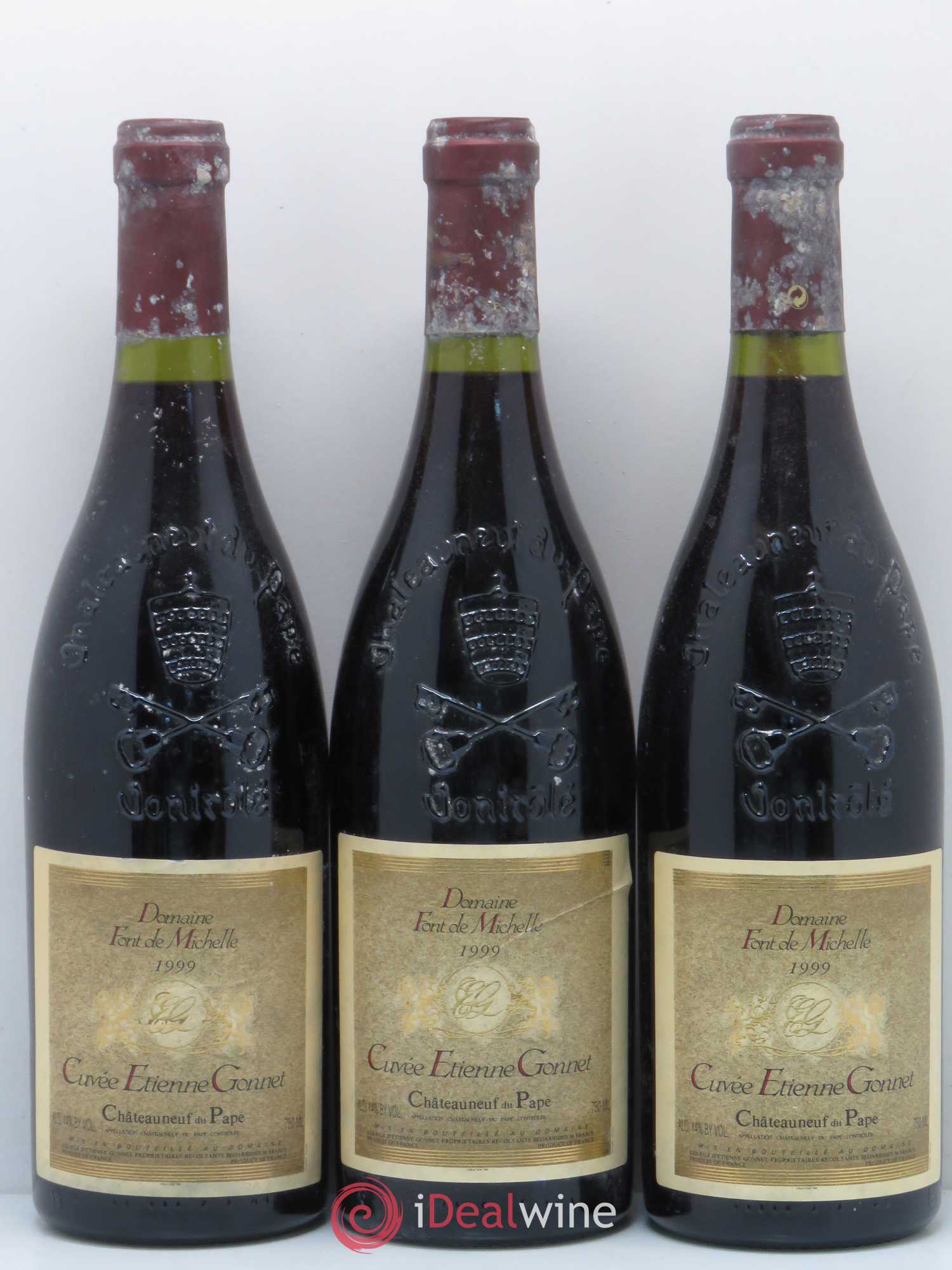 Châteauneuf-du-Pape Domaine Font de Michelle Cuvée Etienne Gonnet Famille Gonnet 1999 - Lot de 6 bouteilles - 2