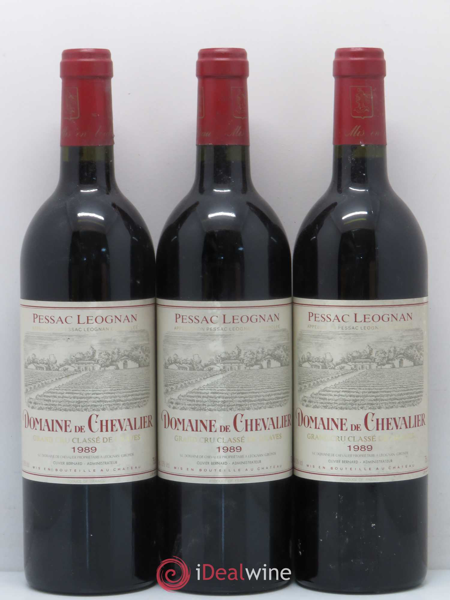 Domaine de Chevalier Cru Classé de Graves 1989 - Lot de 6 bouteilles - 1
