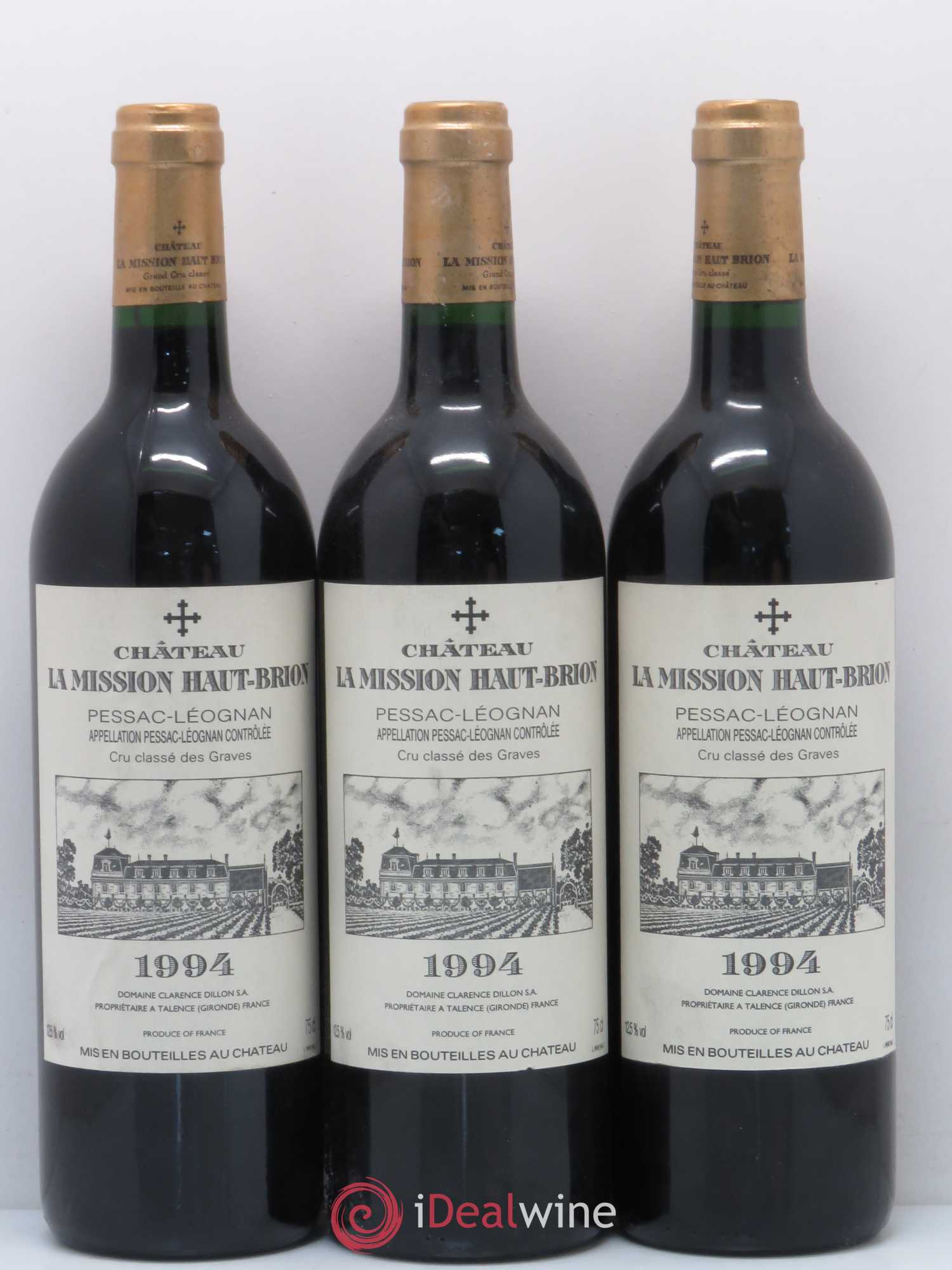 Château la Mission Haut-Brion Cru Classé de Graves 1994 - Lot de 6 bouteilles - 2