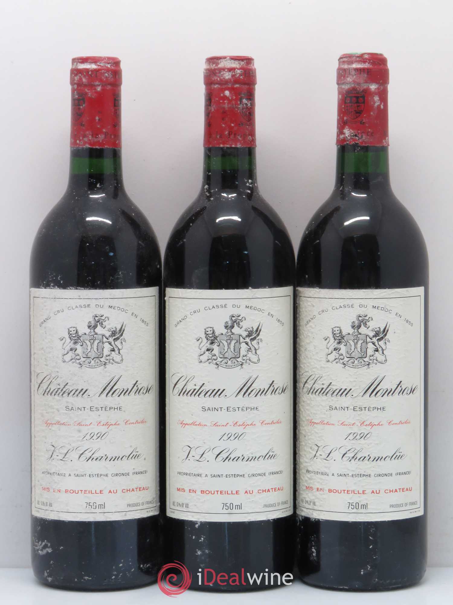 Château Montrose 2ème Grand Cru Classé 1990 - Lot de 12 bouteilles - 4