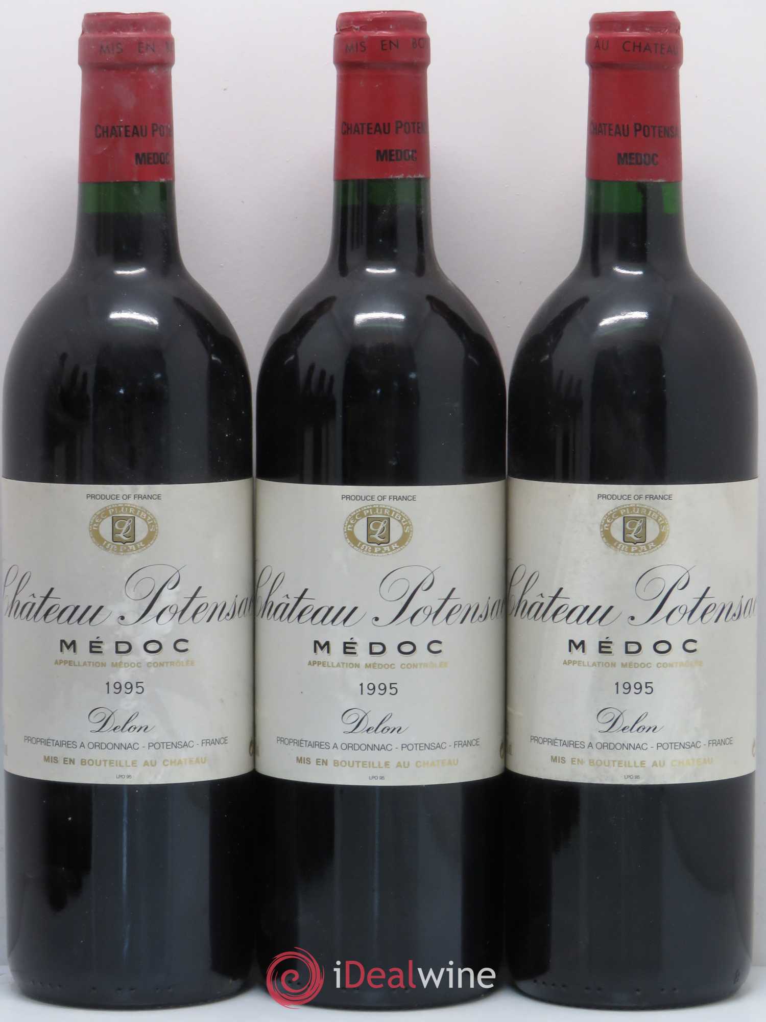 Château Potensac 1995 - Lot de 6 bouteilles - 1
