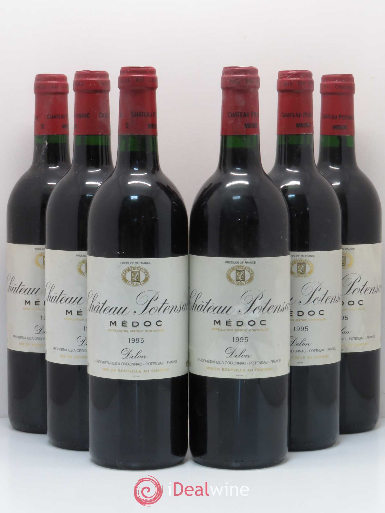 Château Potensac 1995 - Lot de 6 bouteilles - 0