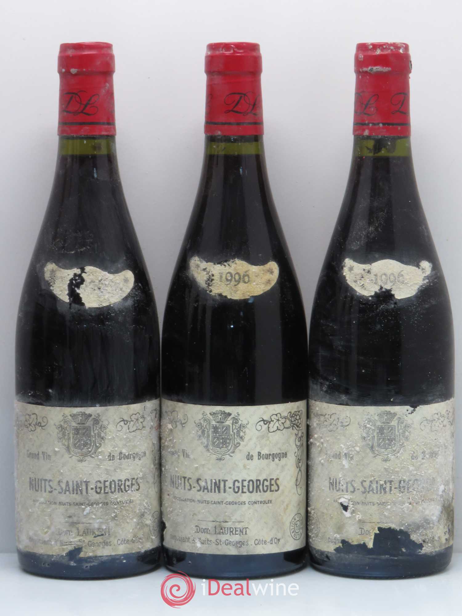 Nuits-Saint-Georges Dominique Laurent 1996 - Lot de 6 bouteilles - 1