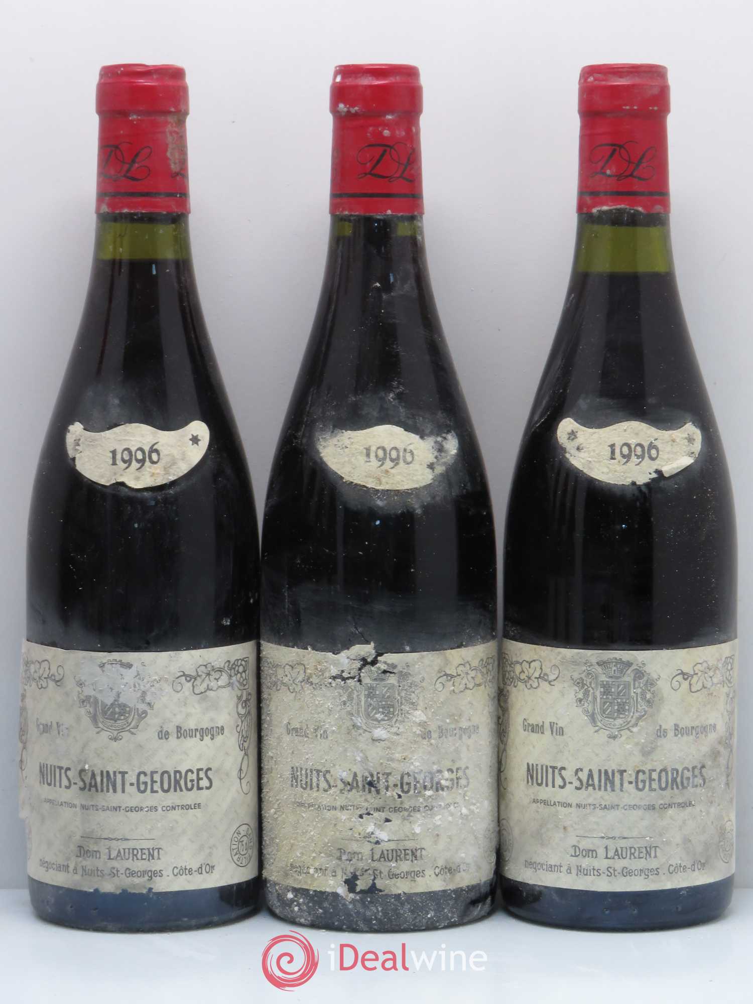 Nuits-Saint-Georges Dominique Laurent 1996 - Lot de 6 bouteilles - 1