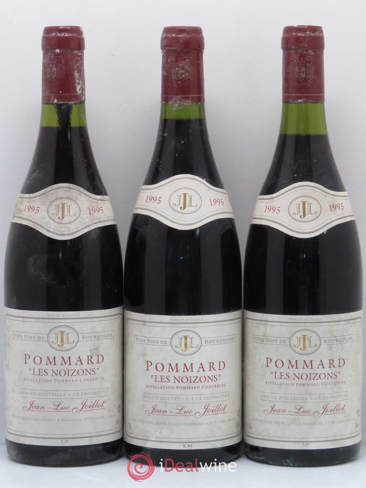 Pommard Les Noizons Domaine Joillot 1995 - Posten von 3 Flaschen - 0
