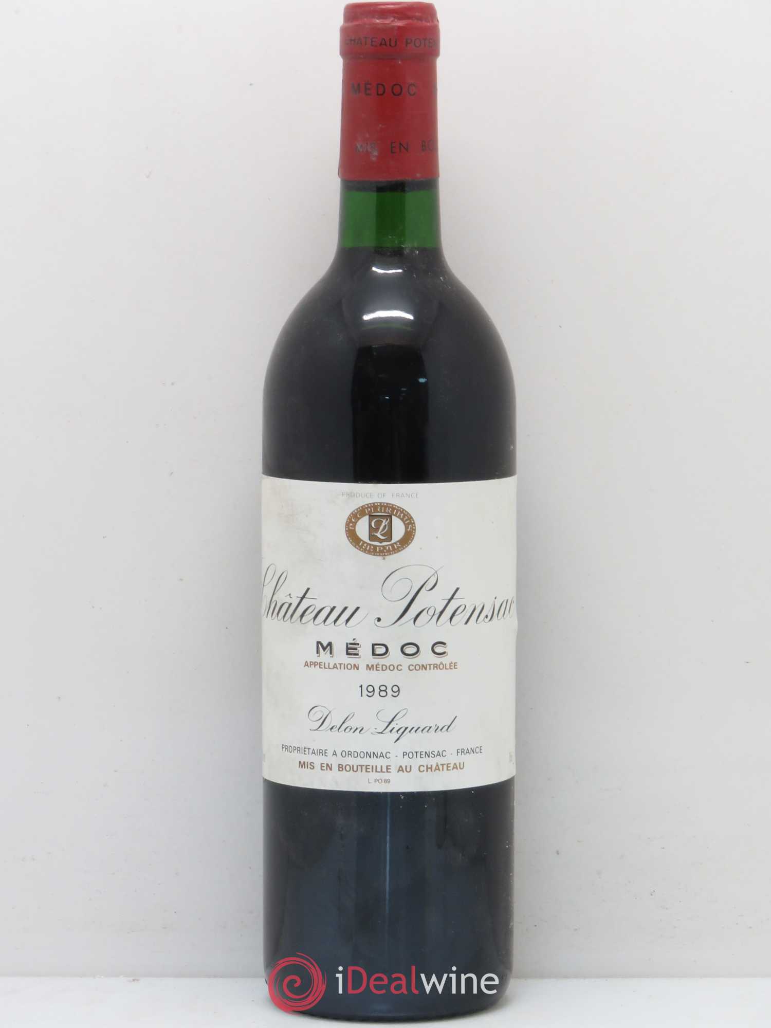 Château Potensac 1989 - Lot de 1 bouteille - 0