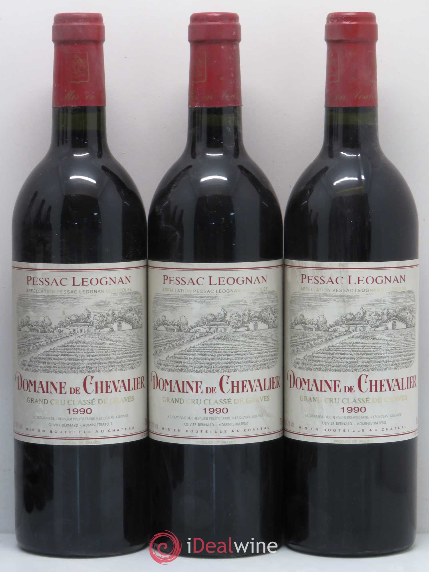 Domaine de Chevalier Cru Classé de Graves 1990 - Lot de 6 bouteilles - 1